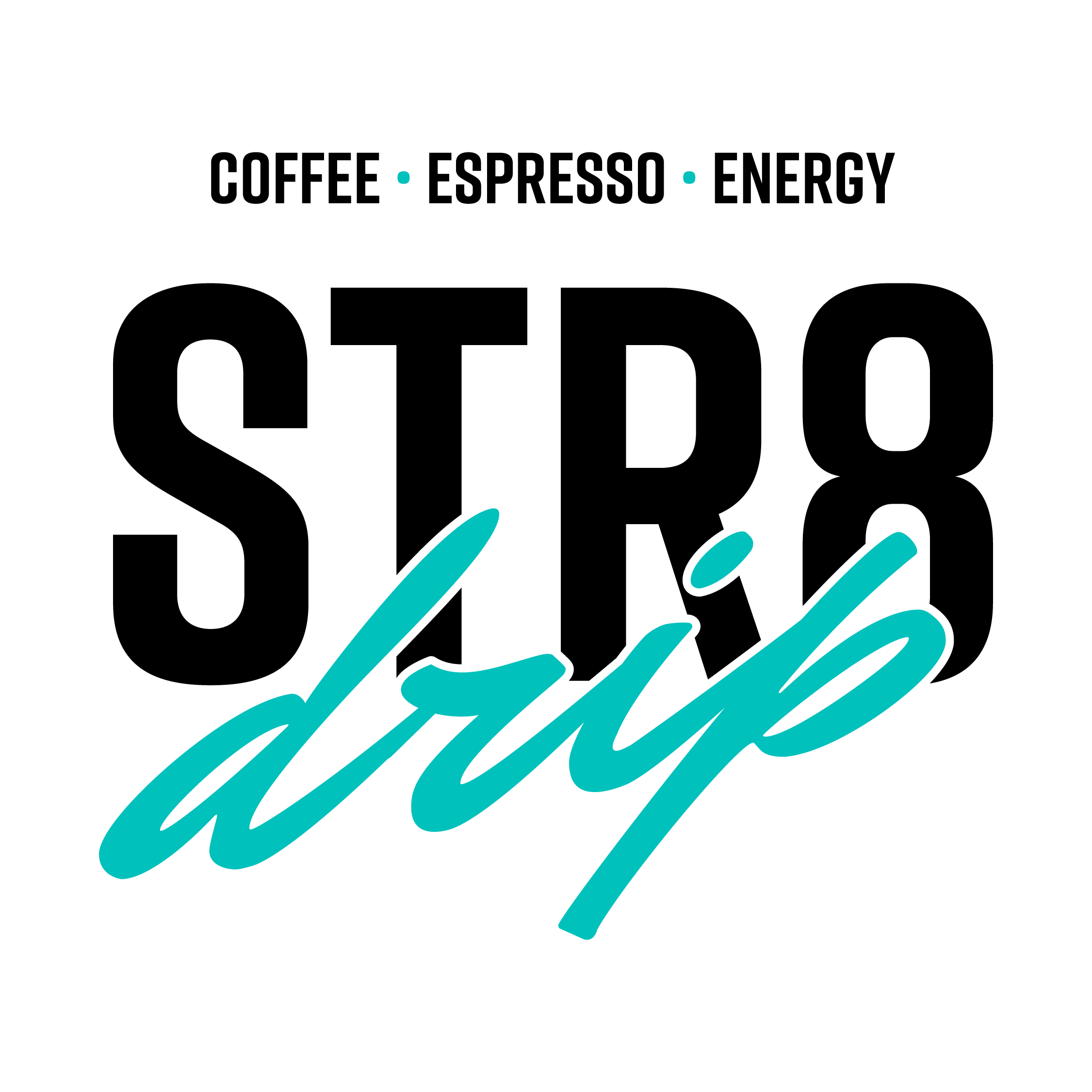 str8 drip coffee logo