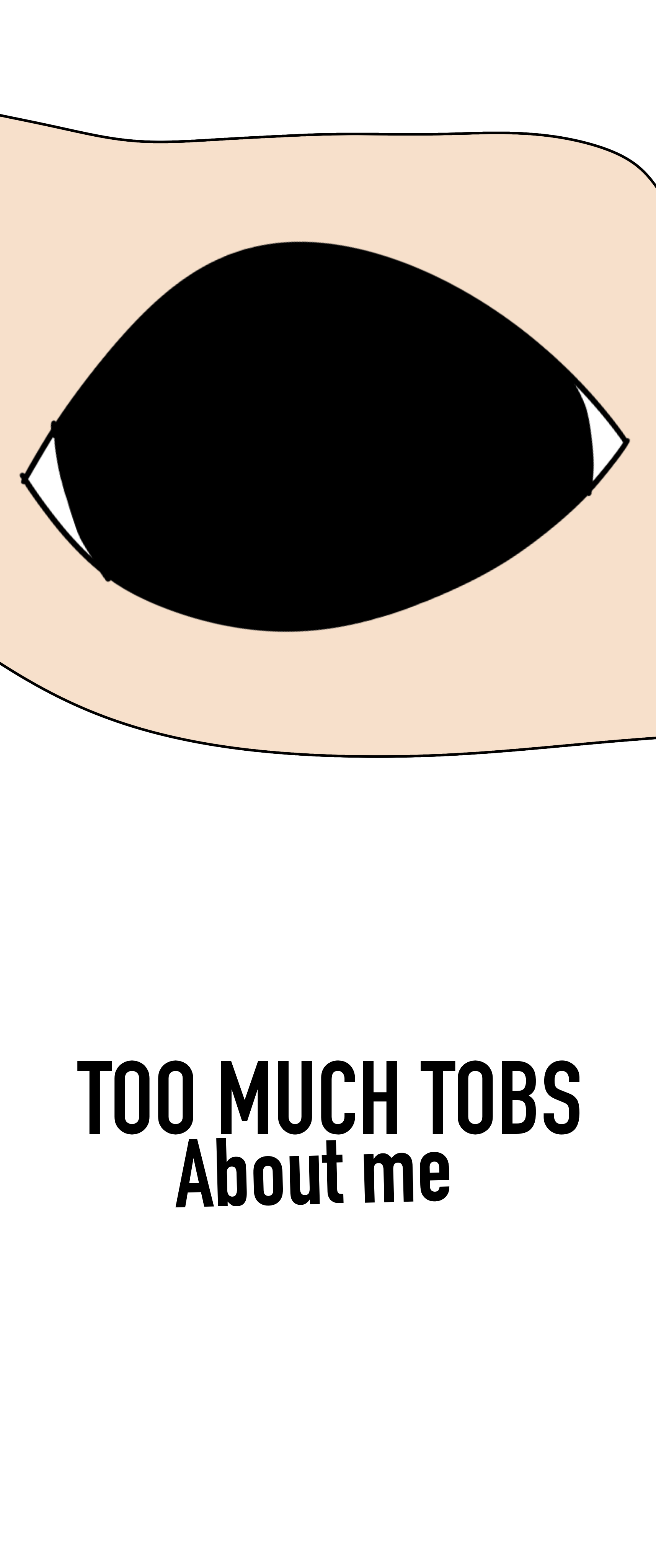 an image of a humanoid eye tearing through the border that represents me since this is the about me page