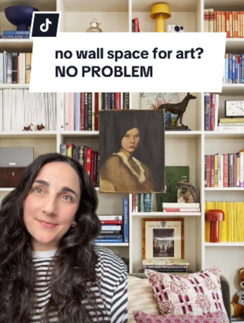 answering your questions: no wall space for art