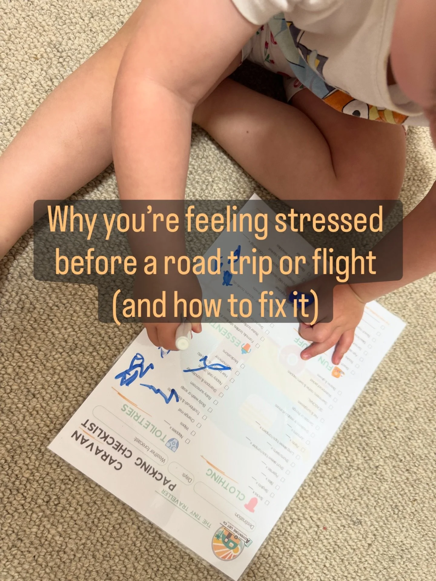 You&rsquo;re not stressed because you &ldquo;can&rsquo;t handle travel with kids.&rdquo;
You&rsquo;re stressed because you&rsquo;re holding all the details in your head.

Packing lists, last-minute items, kids&rsquo; stuff, your stuff&hellip; it all 