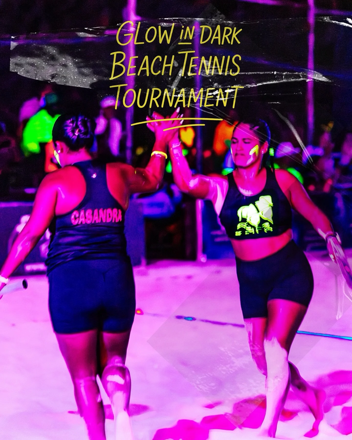 Last weekend, Aruba Beach Tennis made history by hosting the island&rsquo;s first ever Glow in the Dark Beach Tennis Tournament! 🌟🏖️✨ 

The event wasn&rsquo;t just about fun it was also a fundraiser in support of the @aruba_leatherbacks , who will 