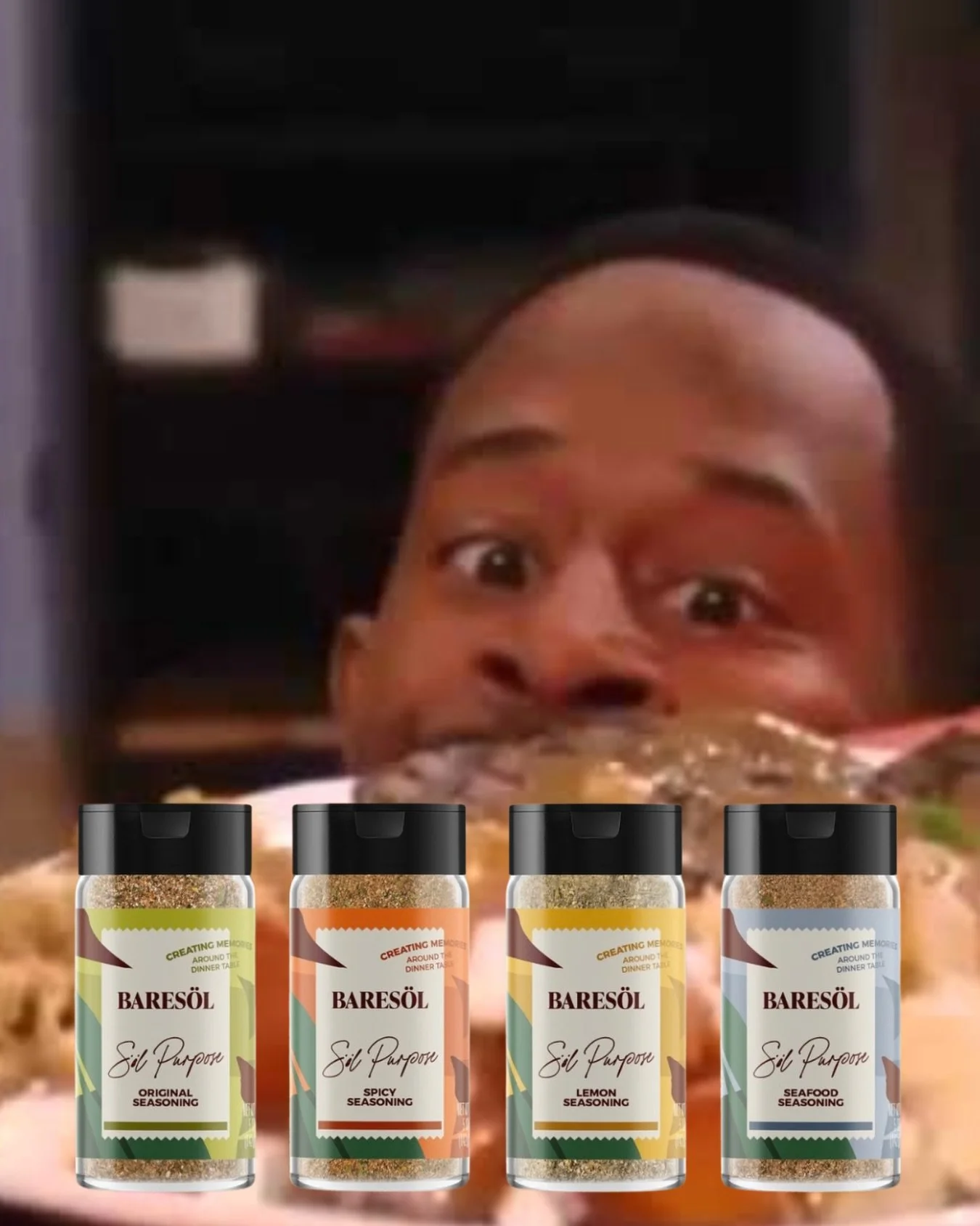 If you saw Original, Spicy, Lemon, and Seafood BareS&ouml;l sitting next to your plate, which one are you grabbing first? 👀

Let us know in the comments ⬇️

#baresol #soulfood #martin #healthy #seasoning