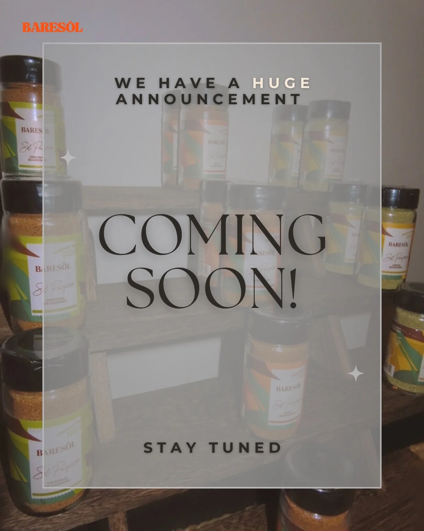 Something big is about to happen with BareS&ouml;l.

Over the past year we&rsquo;ve been quietly building, growing, and bringing our blends to more dinner tables. Now we&rsquo;re preparing for the next major step for our company, and it&rsquo;s somet