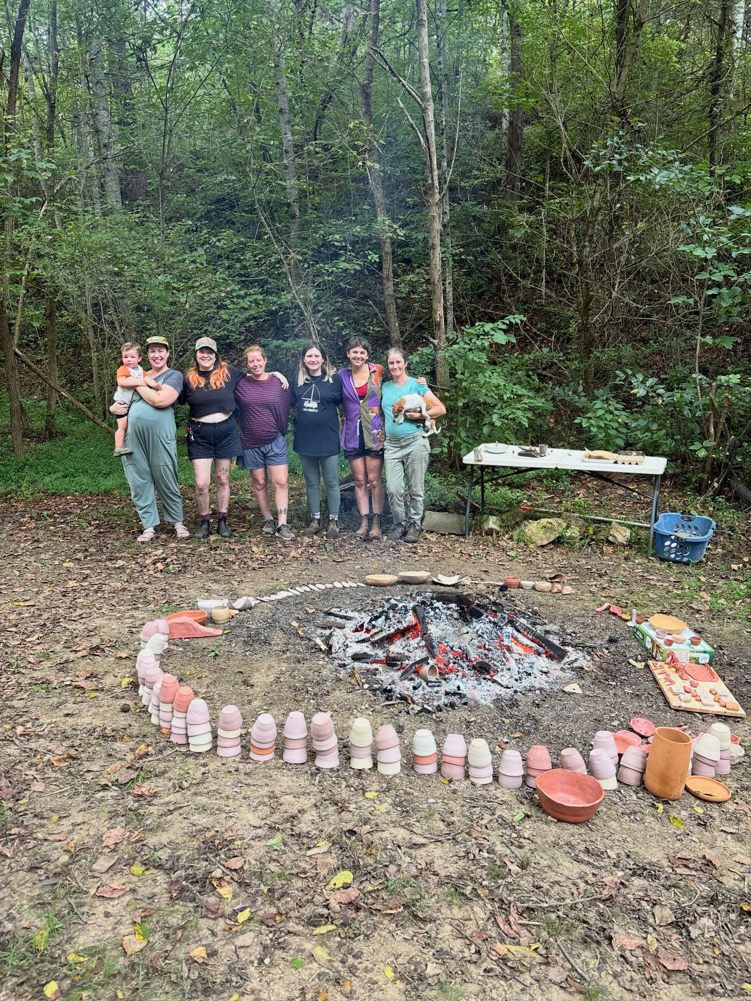 Had the best time making pots and firing with everyone at the Pregnant Pitfire 🥰🥰🥰 such a special group of folks and they made the sweetest things for their babies 🌱🔥

#ashevilledoula #ashevilleceramics