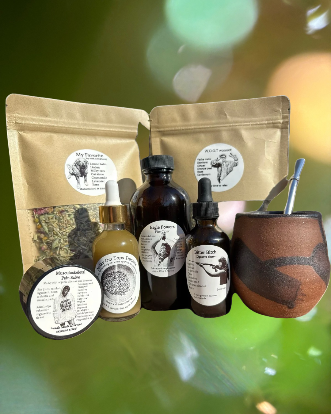 Monthly Herbal and Pottery CSA - TIER 3
