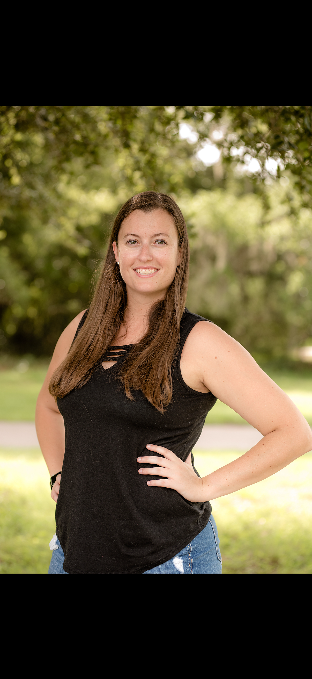 Tall Woman with long brown hair