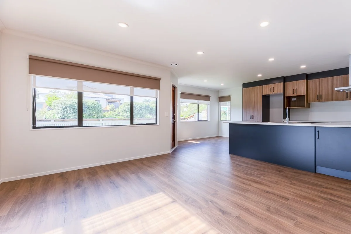 Finished Open Plan Kitchen/Dining/Living