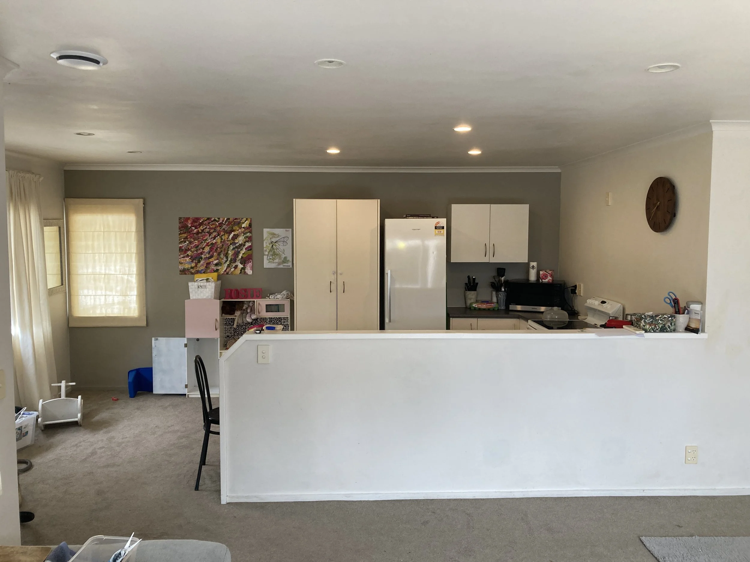 'Before' Image of Kitchen Renovation