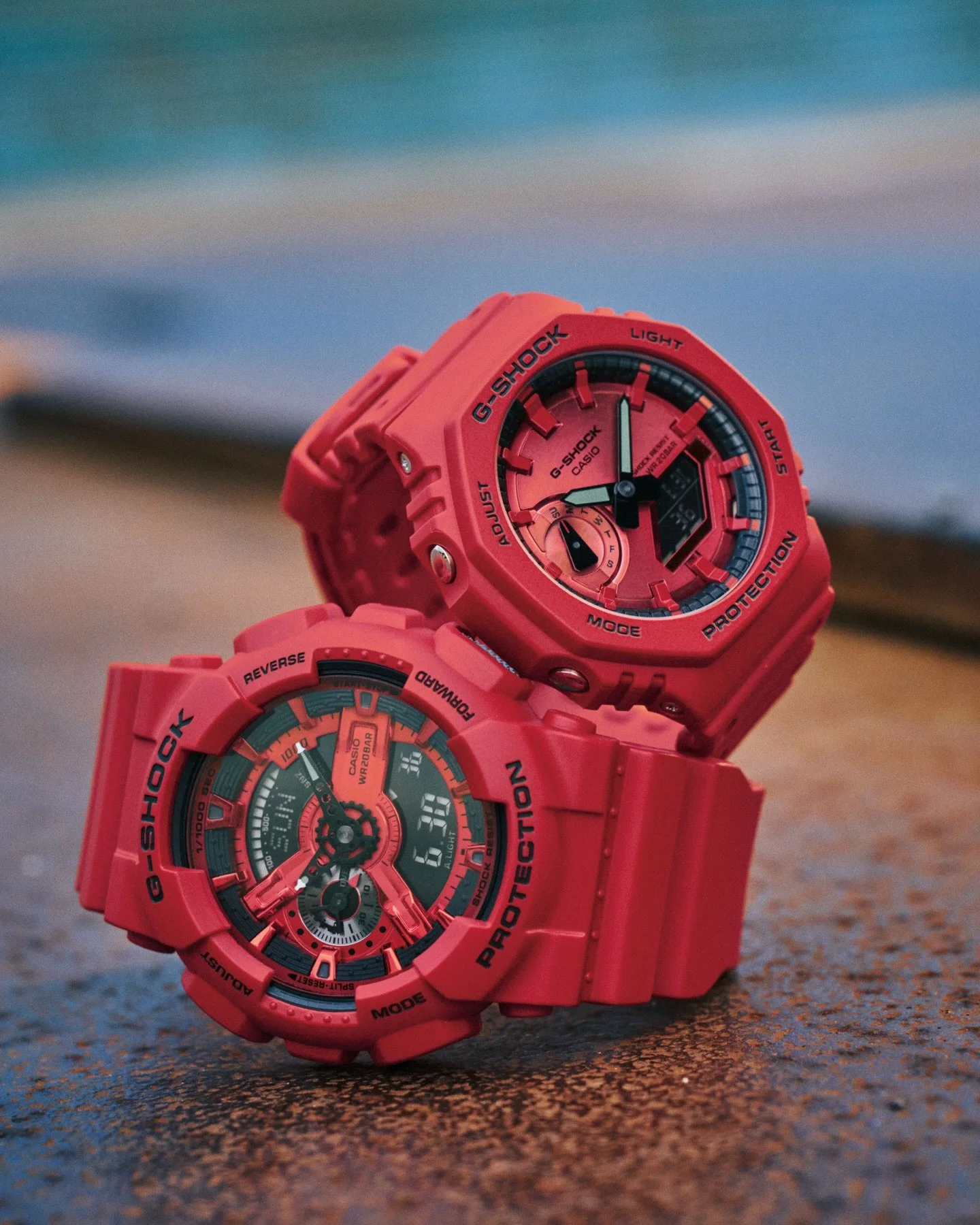 G-SHOCK // The Red Watch series is not one to miss. Featuring two standout styles from the range, each delivering unmistakable toughness and bold design 🥊

🔴 GA110RRB-4A
🔴 GA2100RRB-4A