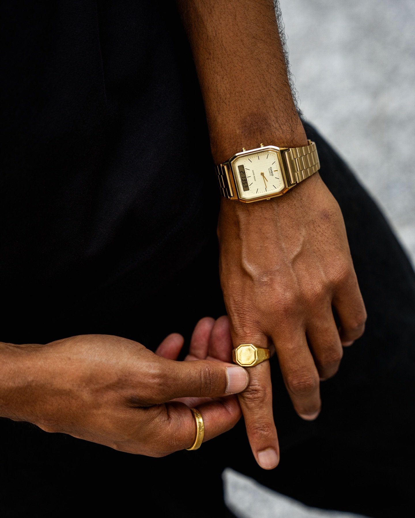 Zooming in on a Casio Vintage favourite &mdash; the AQ230GA-9DS🔎

Throwing back to the @tommyfynn X @fasttimes X @casioaus campaign.
