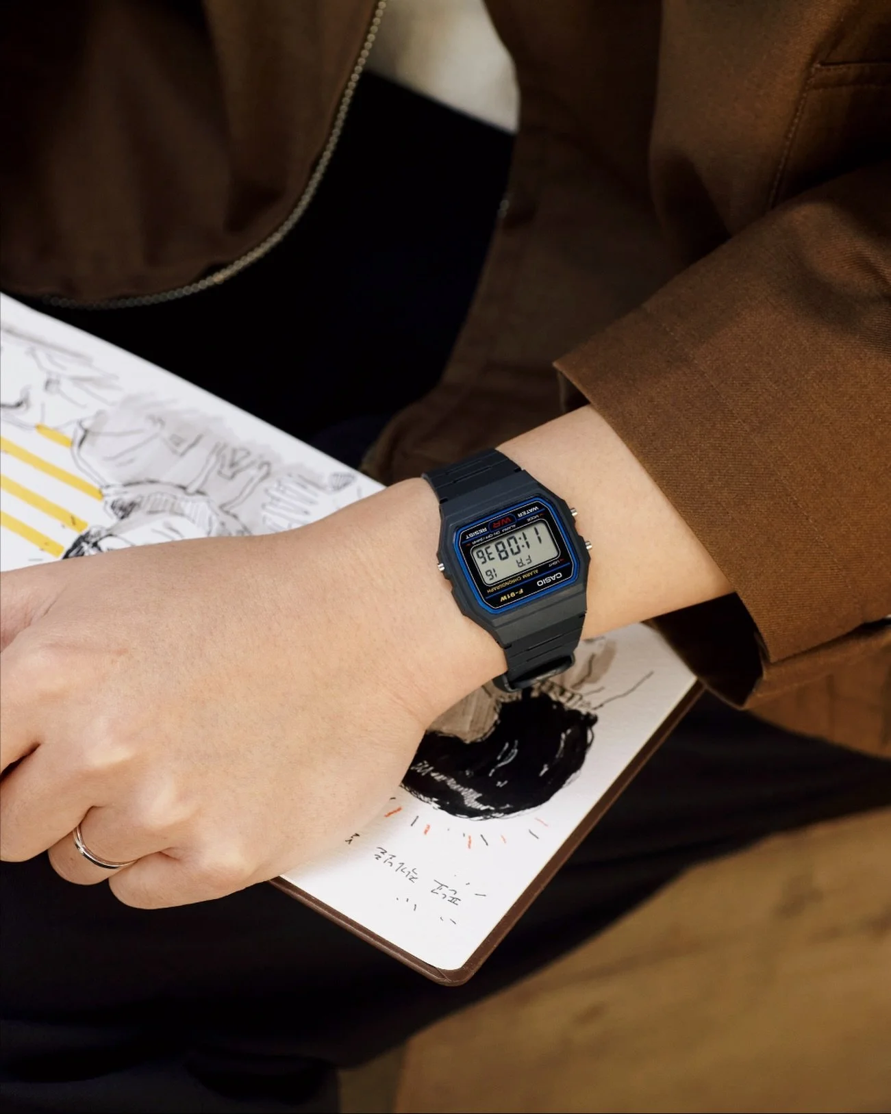 Casio Vintage // The F91W-1 is a a tried-and-true classic built for everyday wear. Simple, reliable, and always on time.