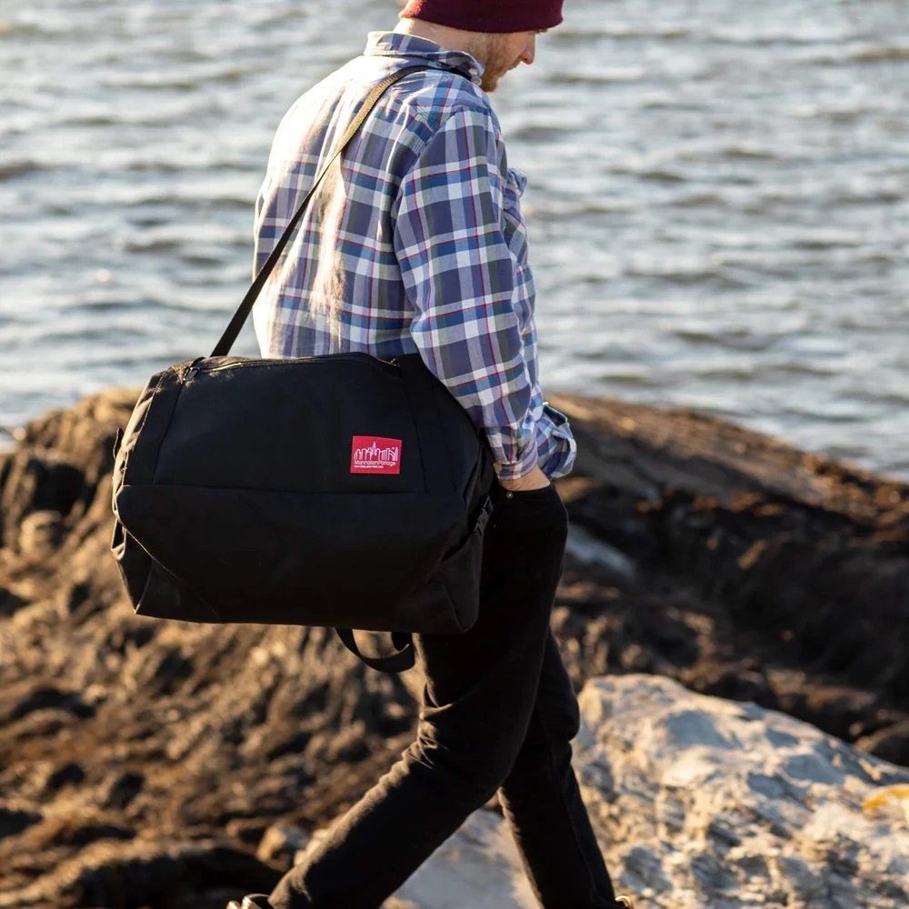 Manhattan Portage // The Cordura&reg; Duffel Bag (2104-CD-BLK). Built tough with 1000D Cordura&reg; and designed to carry it all, wherever you&rsquo;re headed.