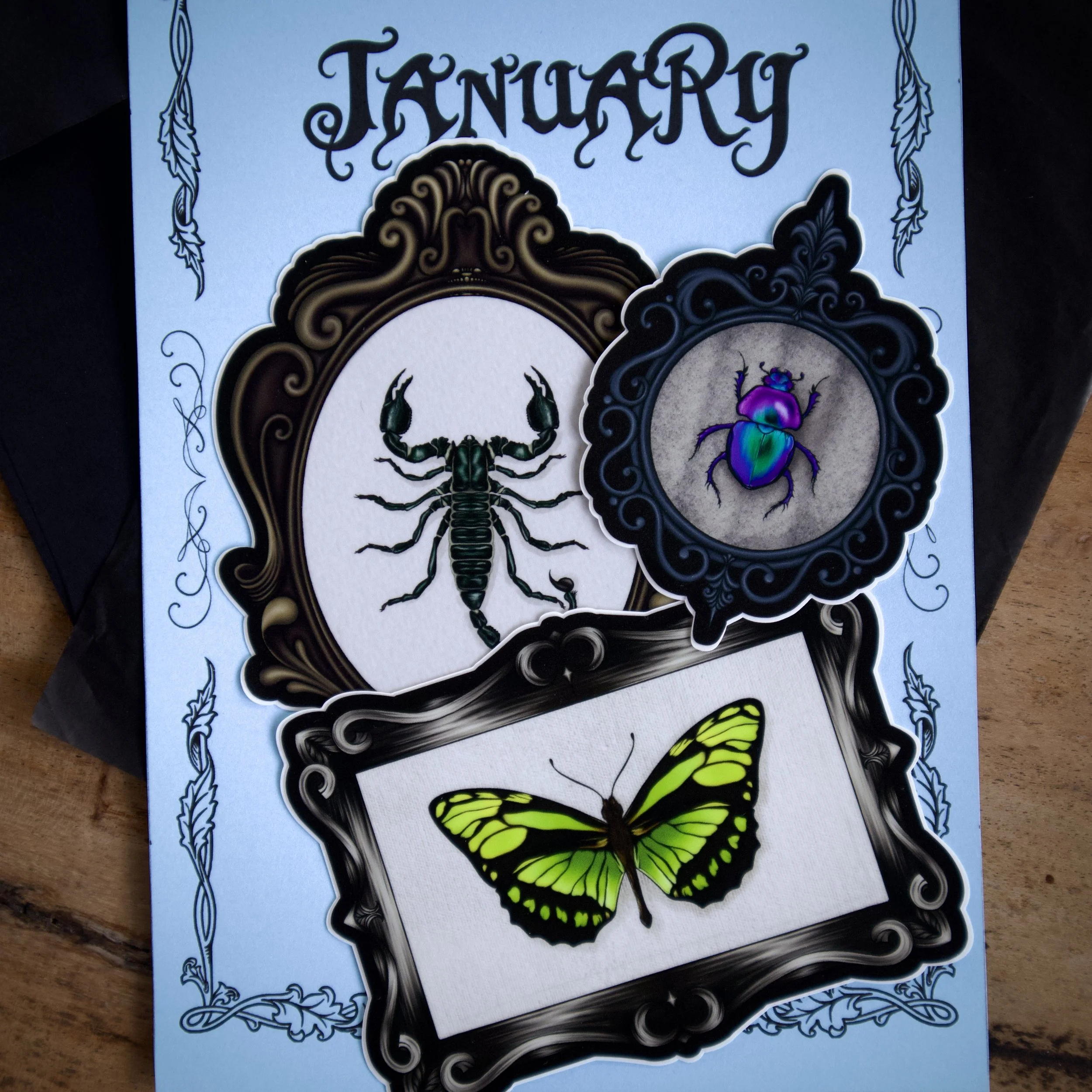 January Stickers