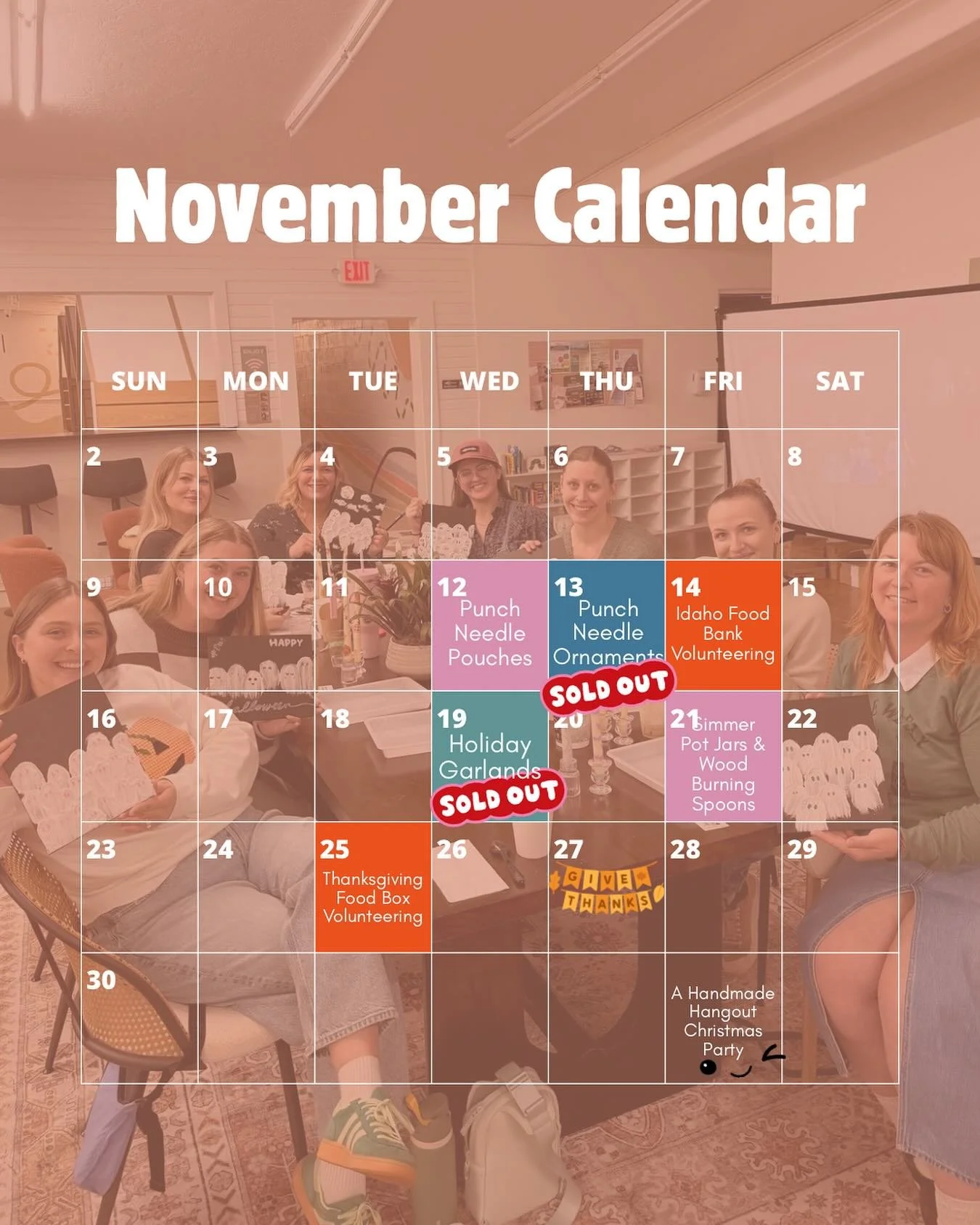 November!!!! Lots of fun things happening this month! Ready to go clubbing with you all (craft clubbin that is 🤪) 

#boiseevents #thingstodoboise #boisethingstodo #boise #craftclub