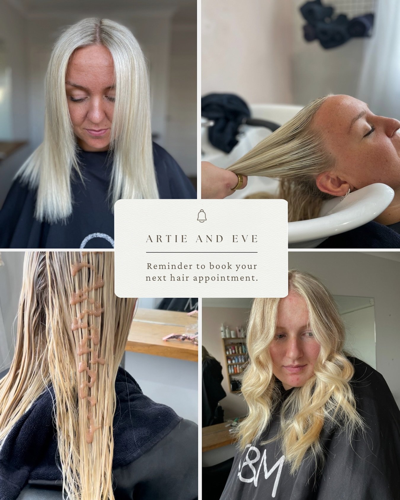 Appointments for the rest of July are very limited .
I have one colour appointment left this Thursday the 17th of July.
This can also be cuts as well.
Artie and eve have some very exciting things happening this month stay tuned.
Artieandeve.com
Al