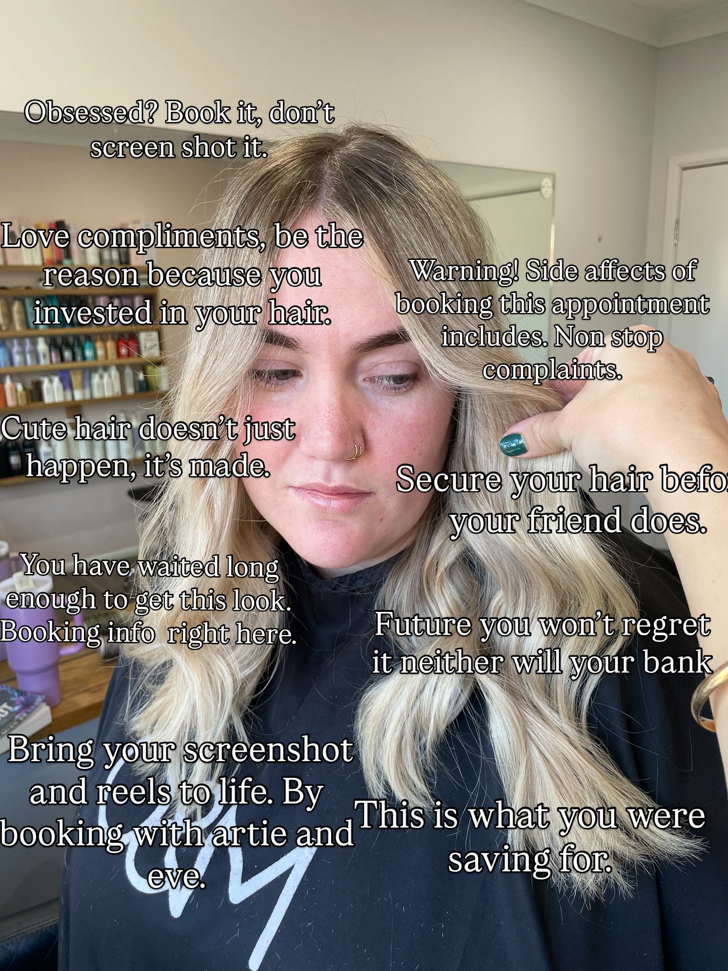 Click the link in my bio. You know what to do.
๐ฅฐ๐๐ซถ
#booknow #hairgoals #livedinblonde #brightblonde #hairtips #haircut