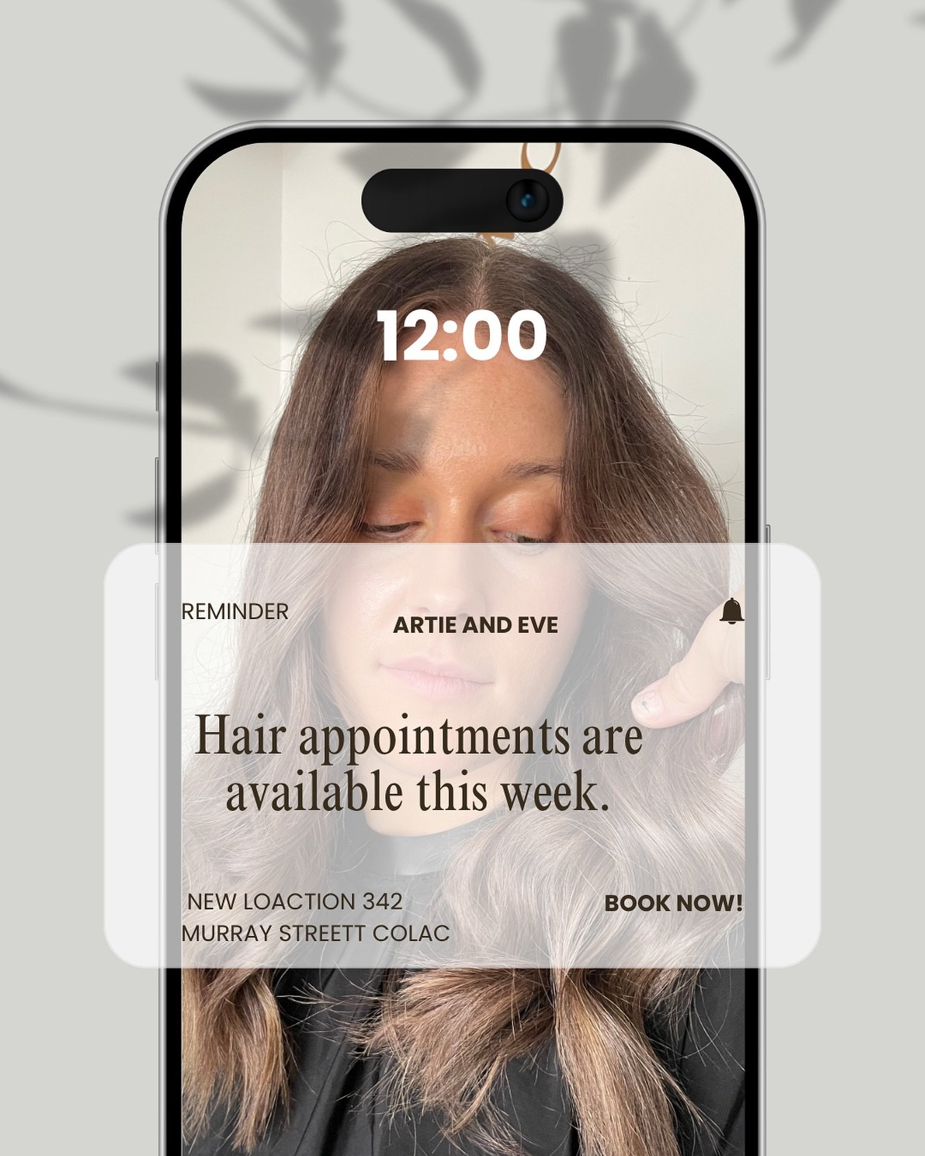 A friendly reminder to book your next hair appointment with ARTIE AND EVE.
I have a raw spot come available for Thursday this week. Book online or message me on 0449594020
Artieandeve.com