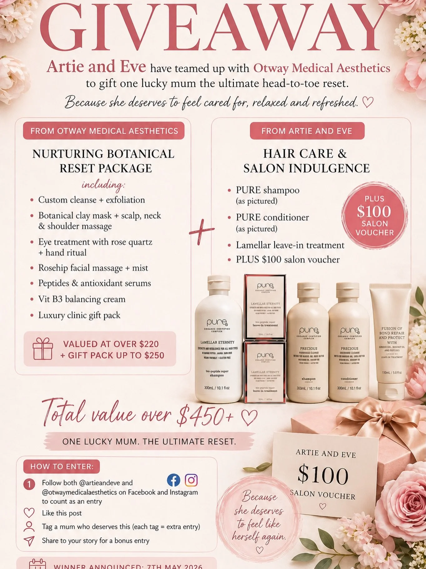 ✨ MOTHER&rsquo;S DAY GIVEAWAY ✨

Tag a mum who never gets a break&hellip; this is for her 🤍

We&rsquo;ve teamed up with Otway Medical Aesthetics to gift one lucky mum the ultimate head-to-toe reset 🌿

Because mums deserve to feel cared for, relaxed