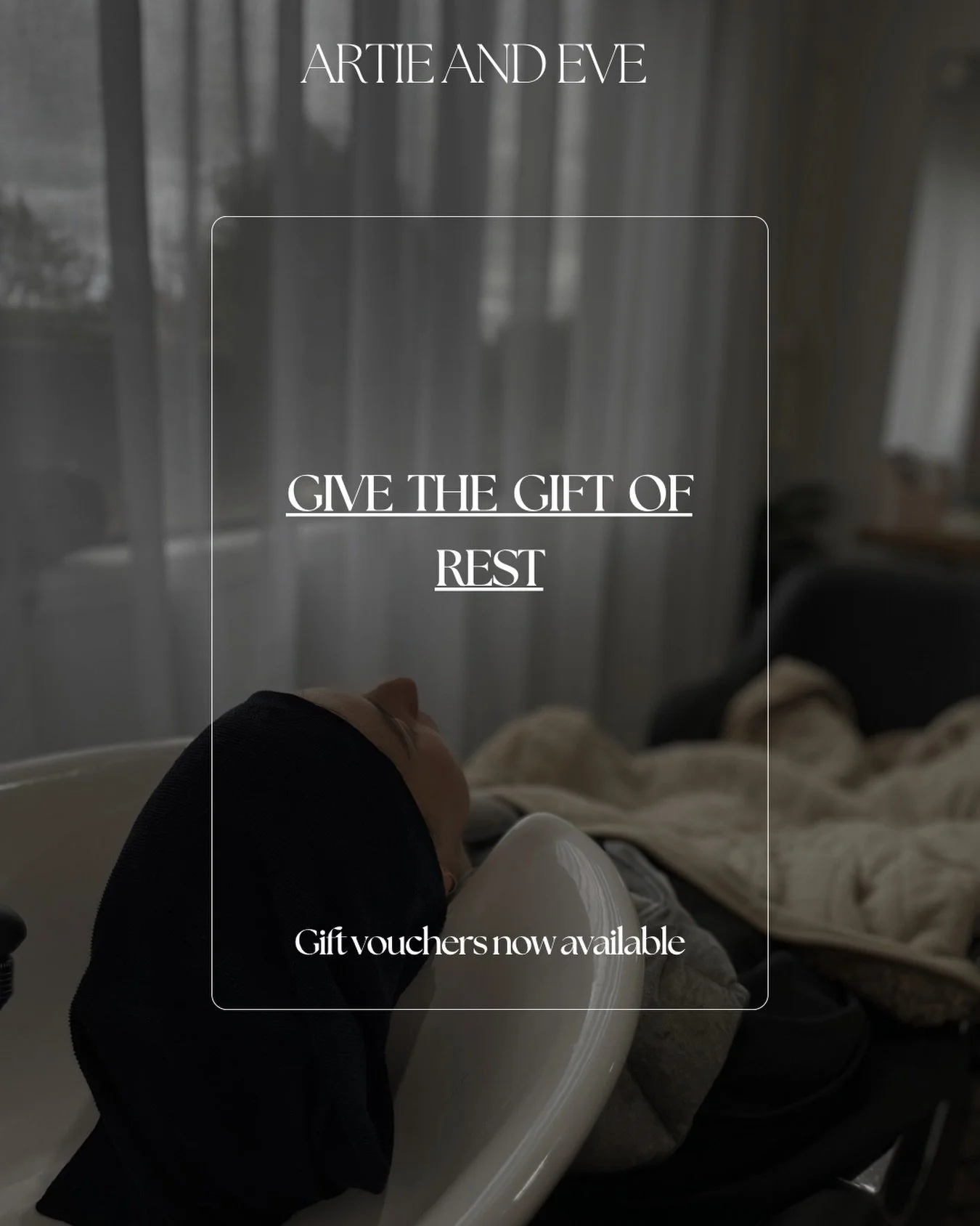 At Artie and Eve, every appointment is designed to feel like an escape.

From the moment you arrive&hellip; 
to the warm basin, soft towels and slow, intentional care.

If you&rsquo;ve been thinking of gifting something meaningful this is it.

Online