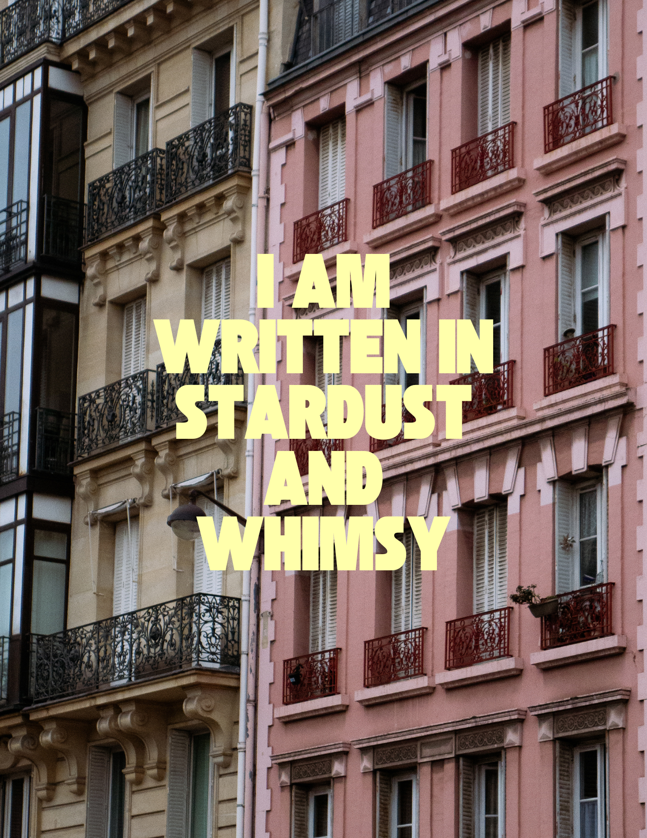 I Am Written In Stardust & Whimsy ~ Postcard