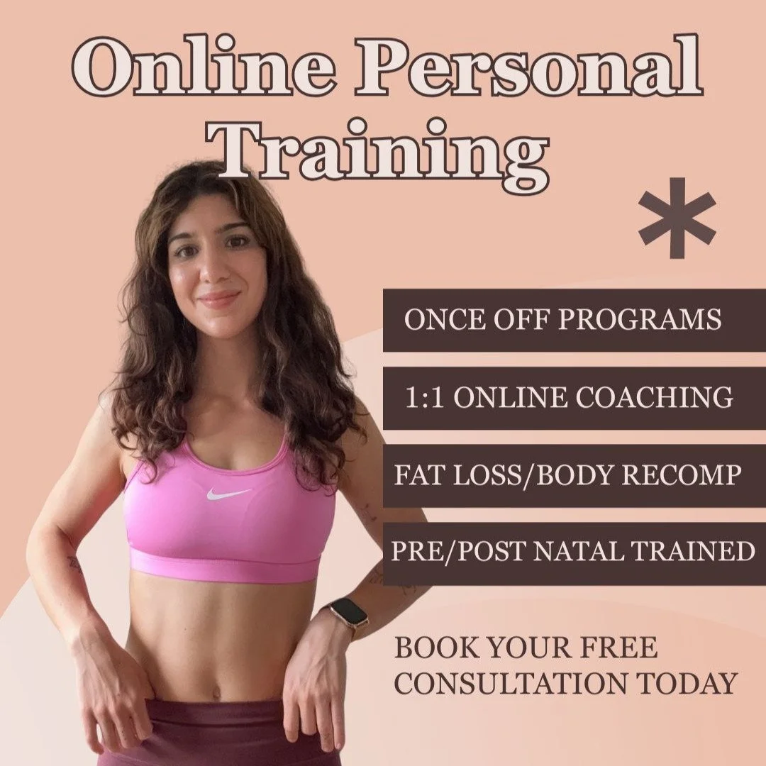 My Online Services 

No matter how big or small your goal is, I can help you get there! My focus is to bring you a personalised training program, which fits in with your lifestyle. DM me 'DREAM' to book an online consultation today.

 #personaltraini