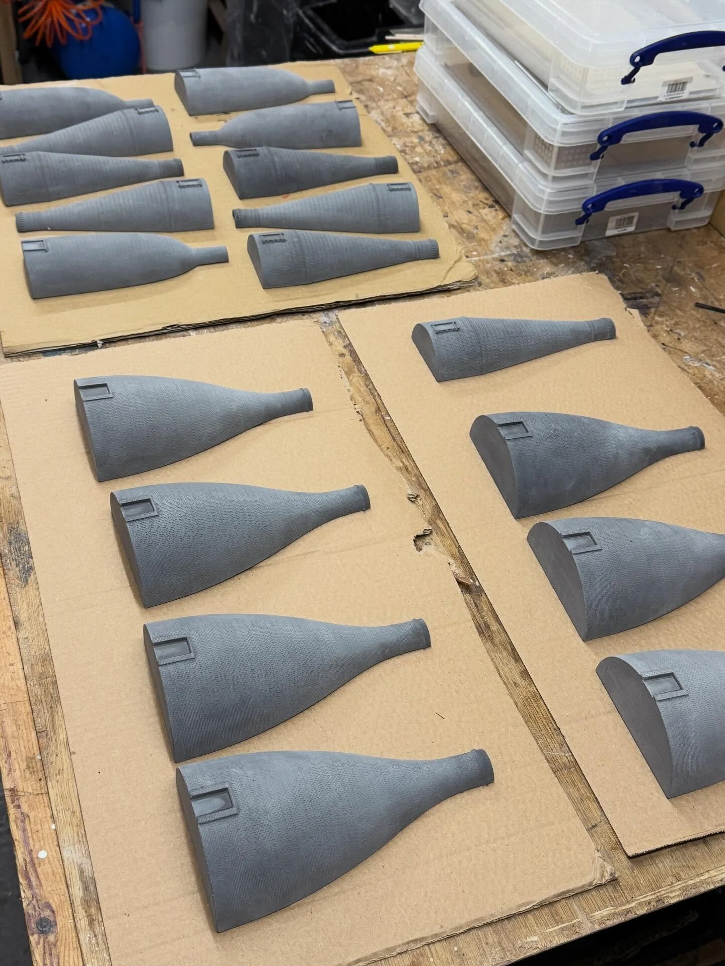 New production line started over the past couple of weeks. I cast the bottle ovens and kilns, then it&rsquo;s on to grinding and sanding to perfect their shapes. 

#bottleoven #bottlekiln #stokeontrent #miniature #industrialheritage