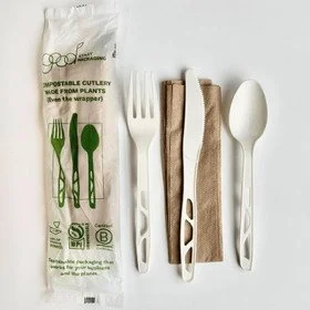 Compostable cPLA Utensil Set