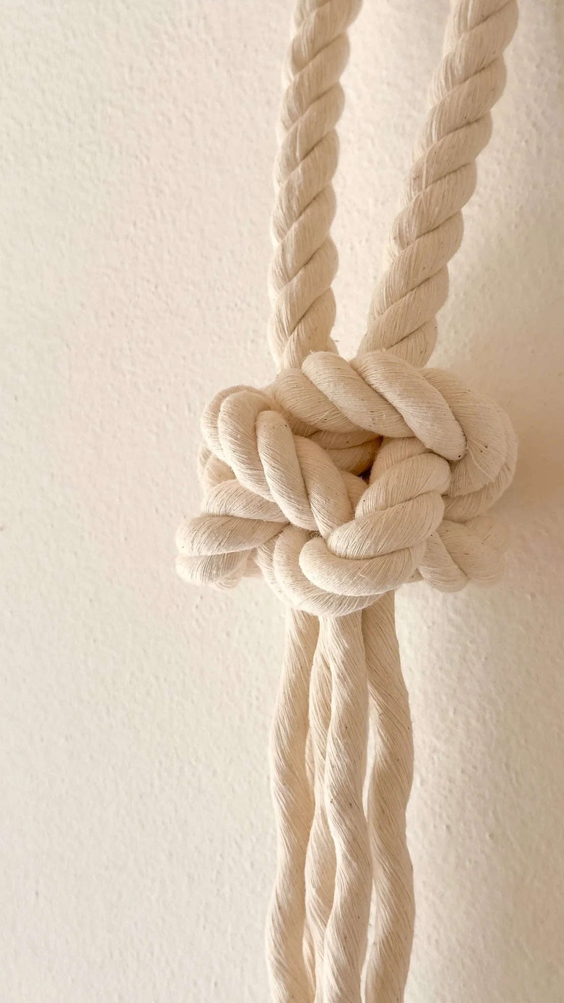 right view of large sculptural Chinese Button Tassel knot | Ana Salazar Atelier.JPG
