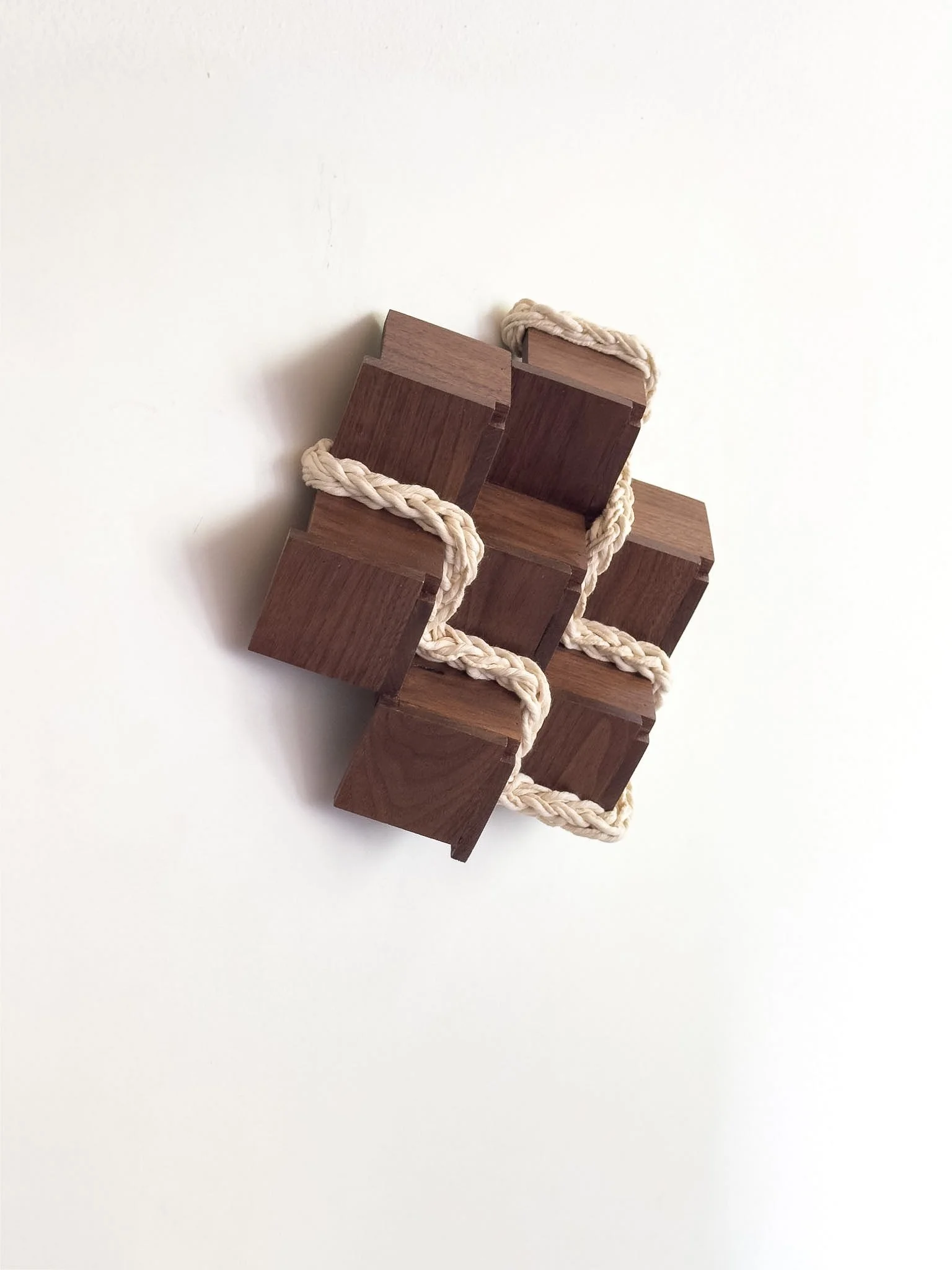 left perspective of geometric wall sculpture | Cubic Series | Ana Salazar Atelier.jpg
