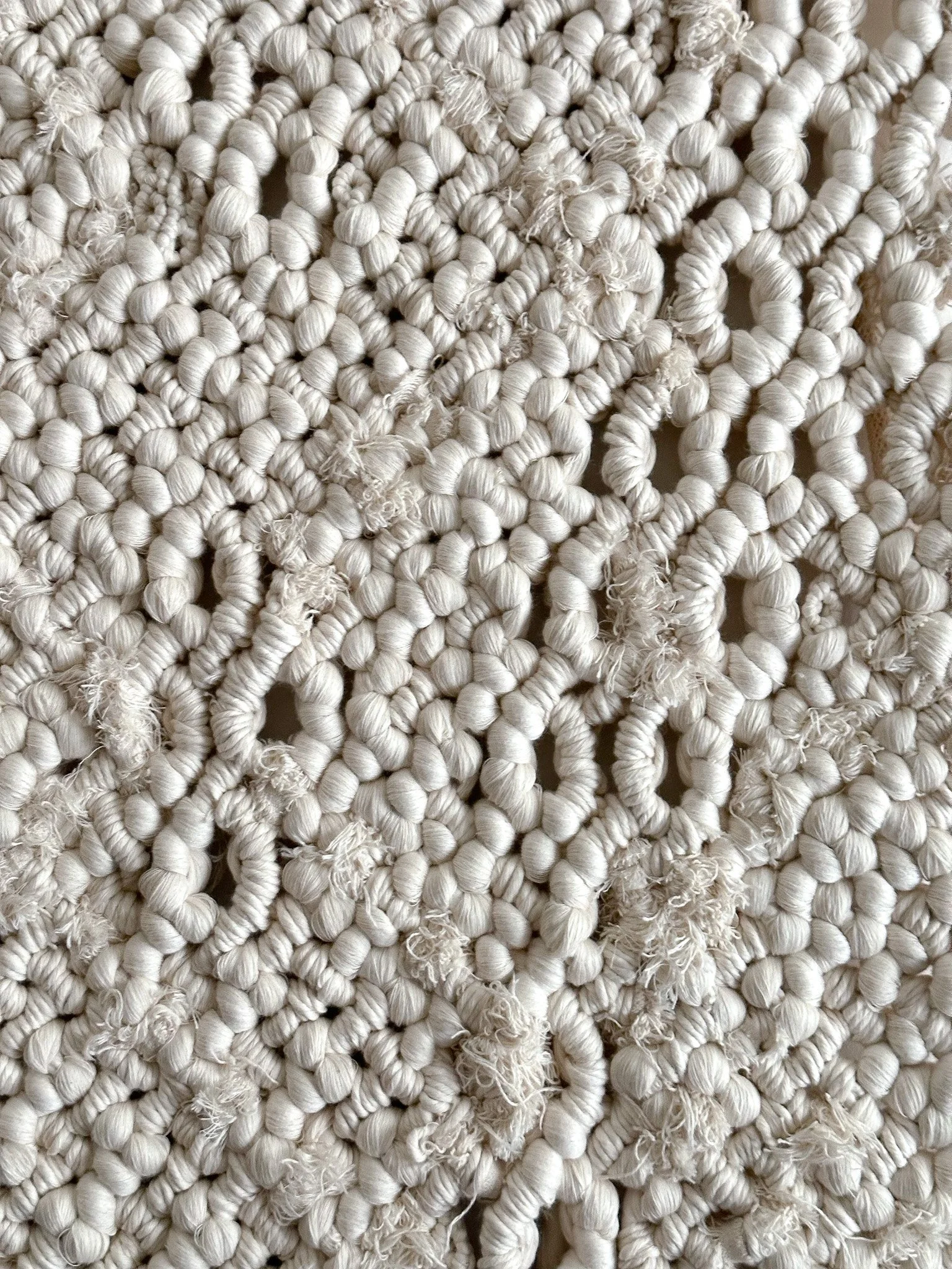 Close up of pattern detail in bespoke macrame artwork Hope 004 by textile artist Ana Salazar.jpg