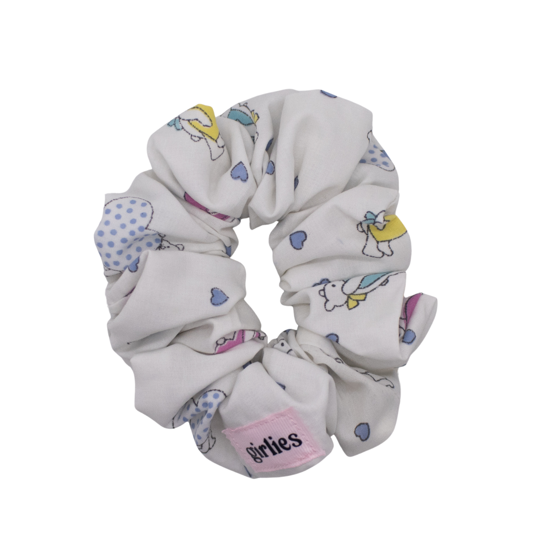 Vintage Teddy Scrunchie