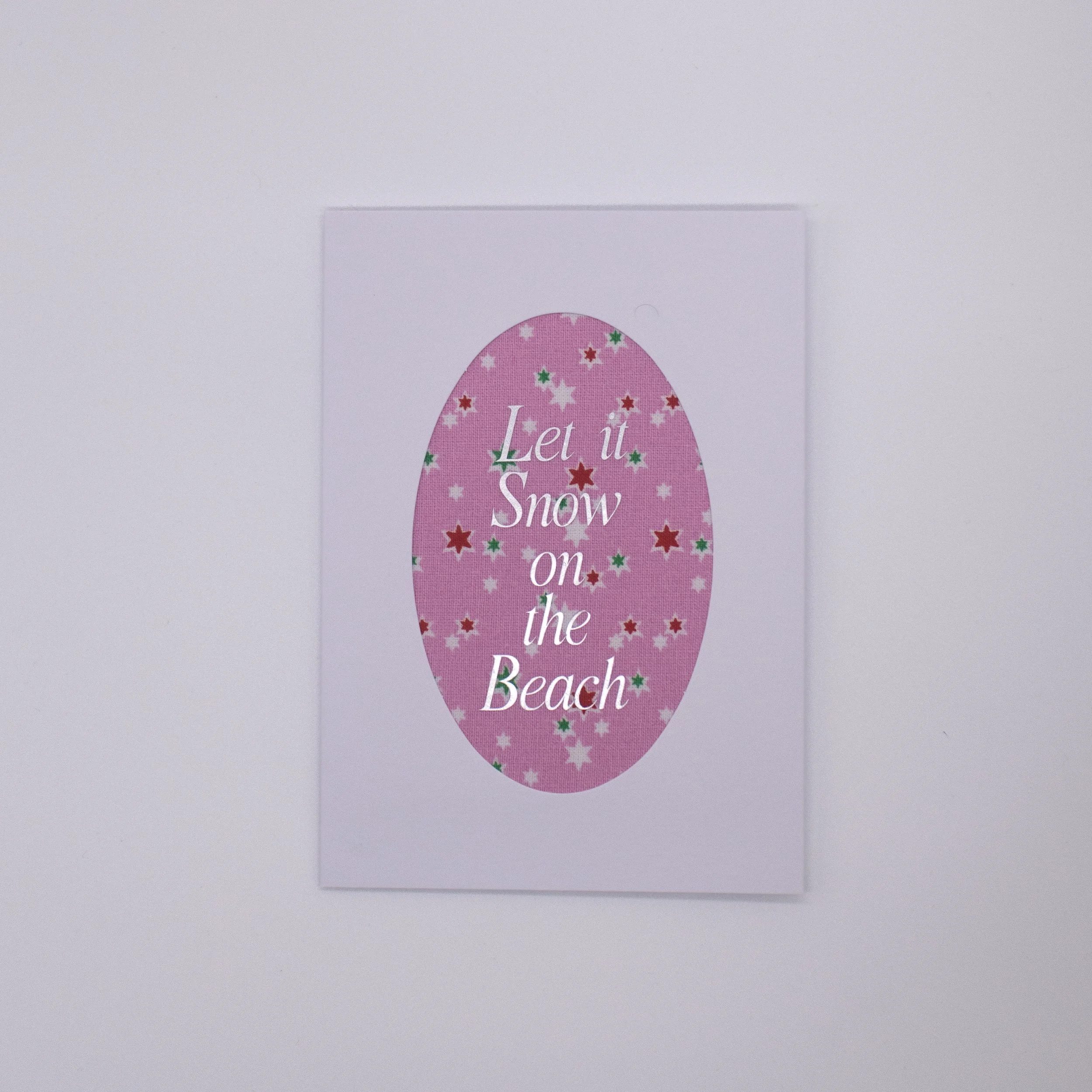 Let it Snow on the Beach - Greeting Card
