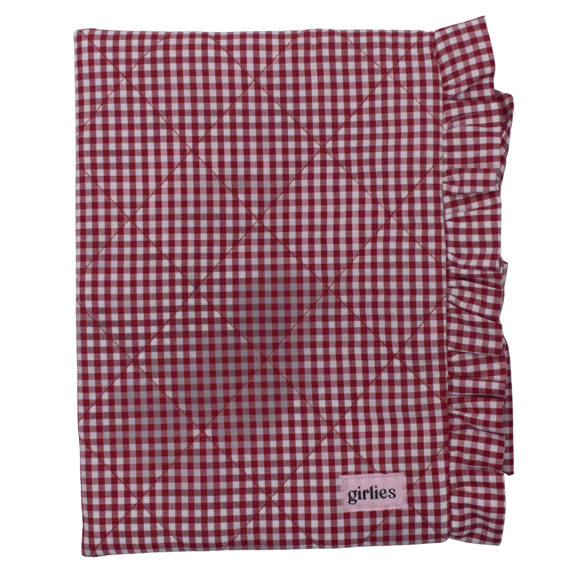 Red Gingham Book Sleeve