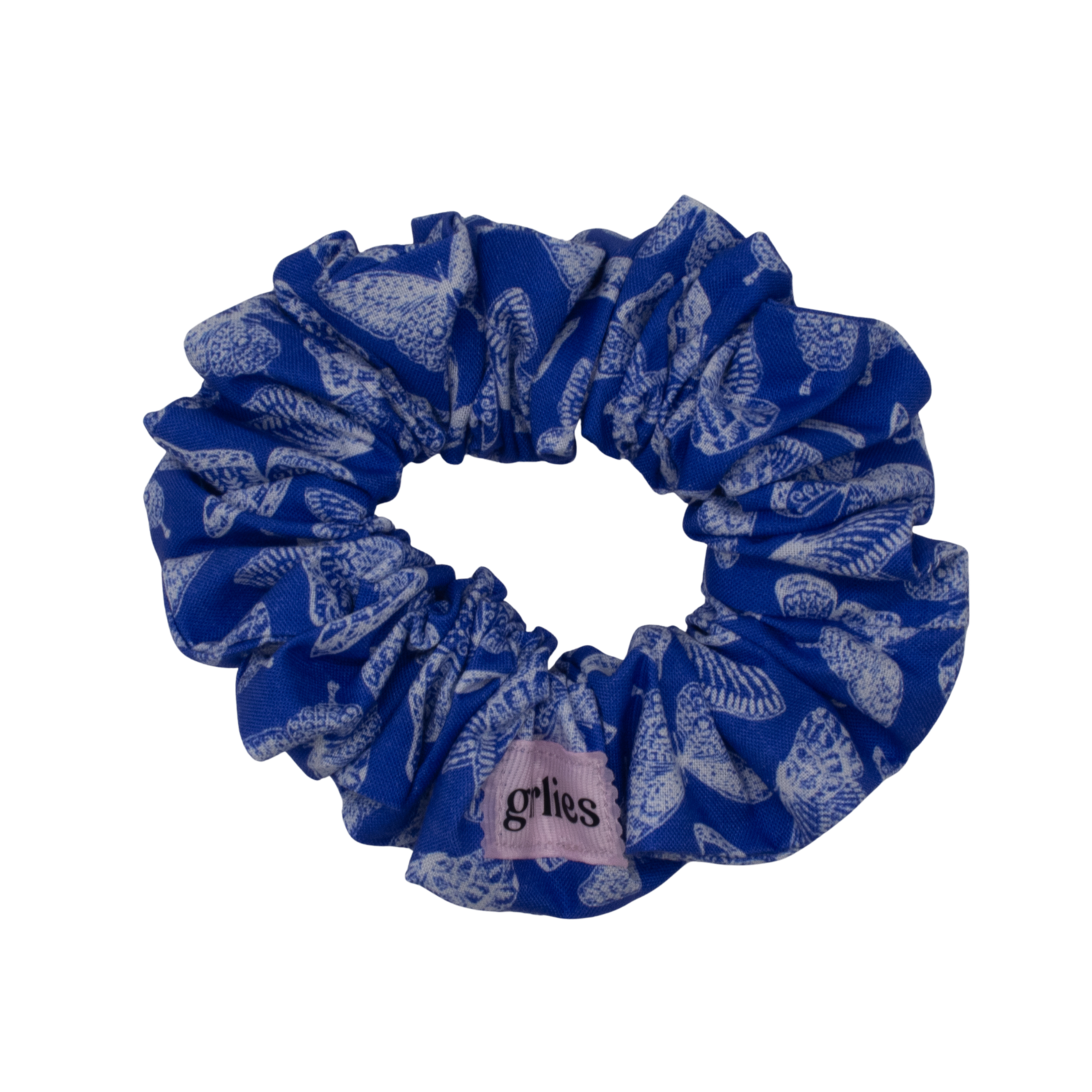 Blue Butterflies Scrunchie