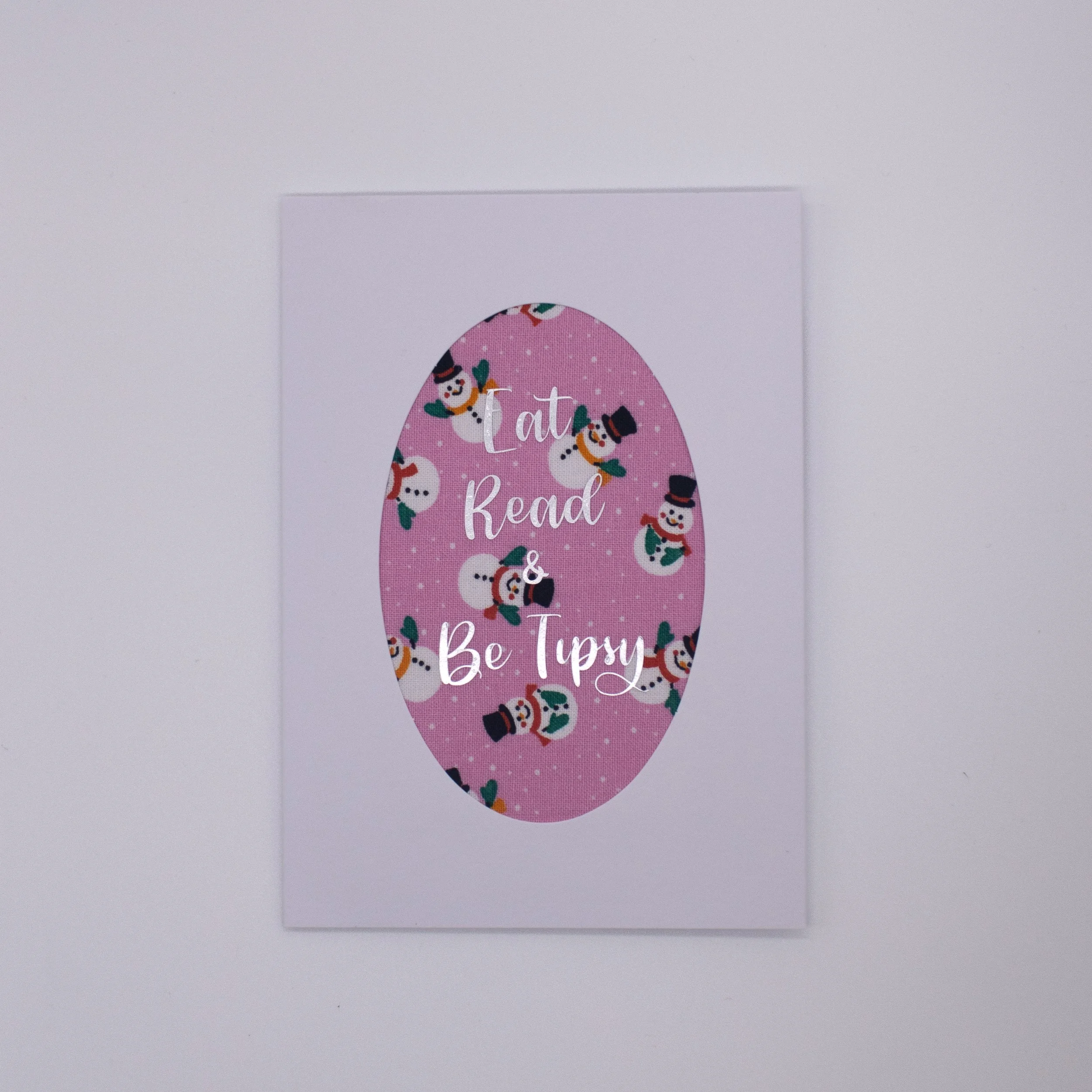 Eat, Read and Be Tipsy - Greeting Card