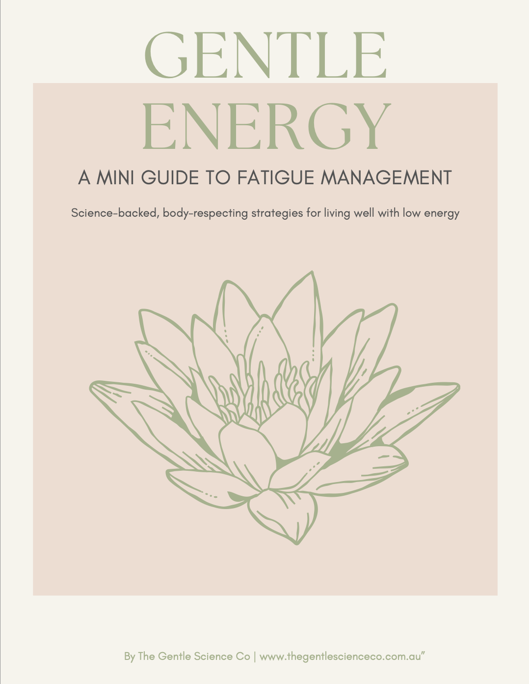 Gentle Energy - Mini Fatigue Guide