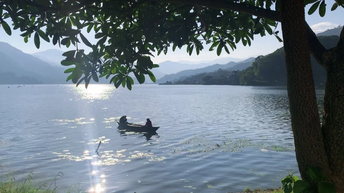 Peaceful fishing on a kayak.