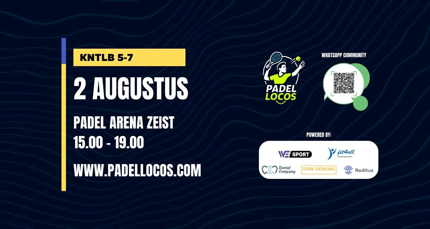 2 Augustus - Padel Arena zeist

www.padellocos.com