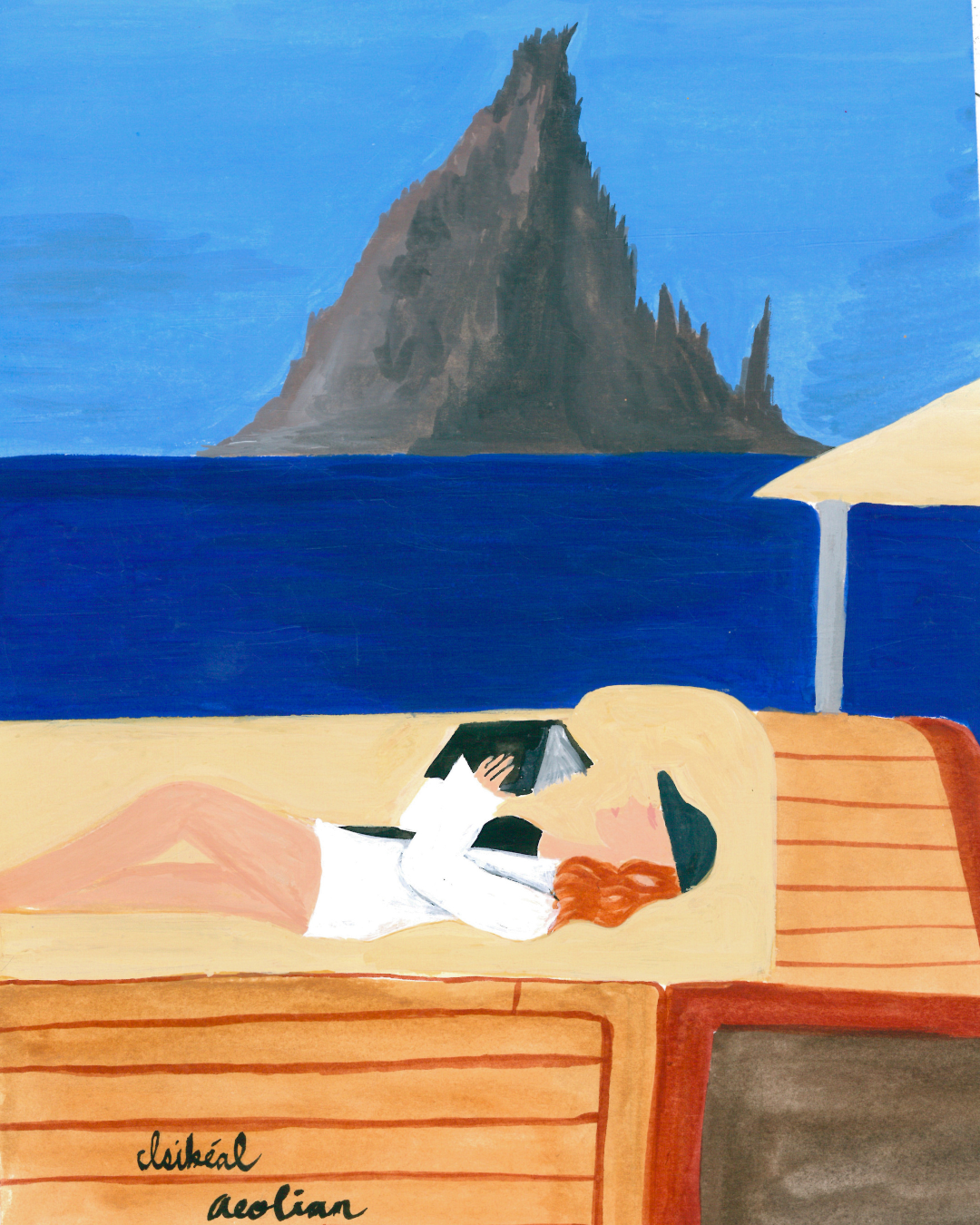 sailing around the Aeolian Islands in Sicily