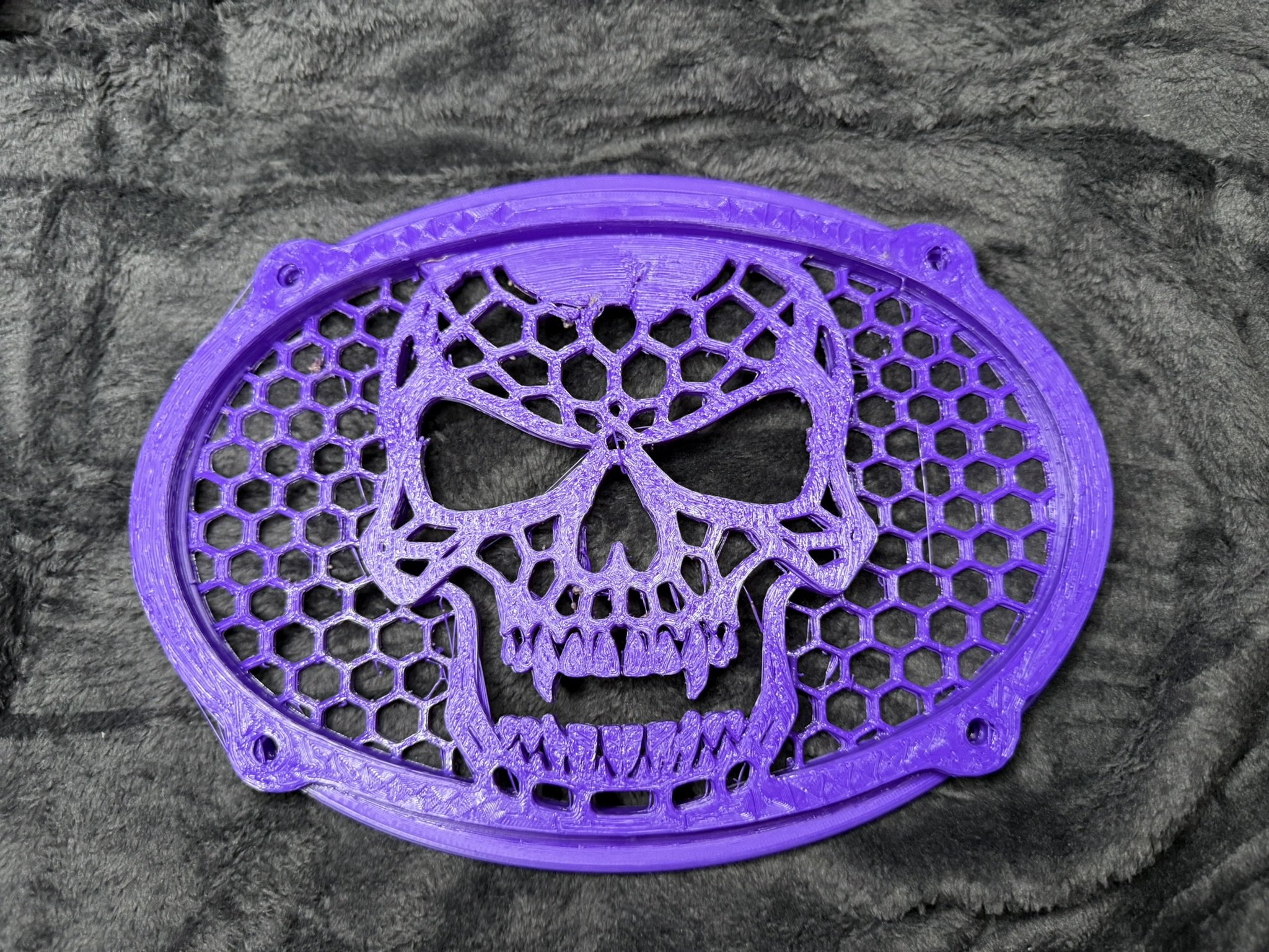 🔥 VAMPIRE SKULL  6×9 Pair (2) SPEAKER GRILLS  - FLATLINE SERIES 🔥