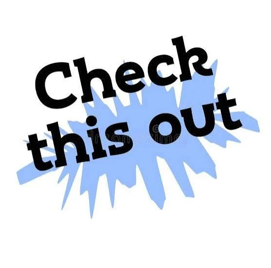 Text that says 'Check this out' with a blue splash background.