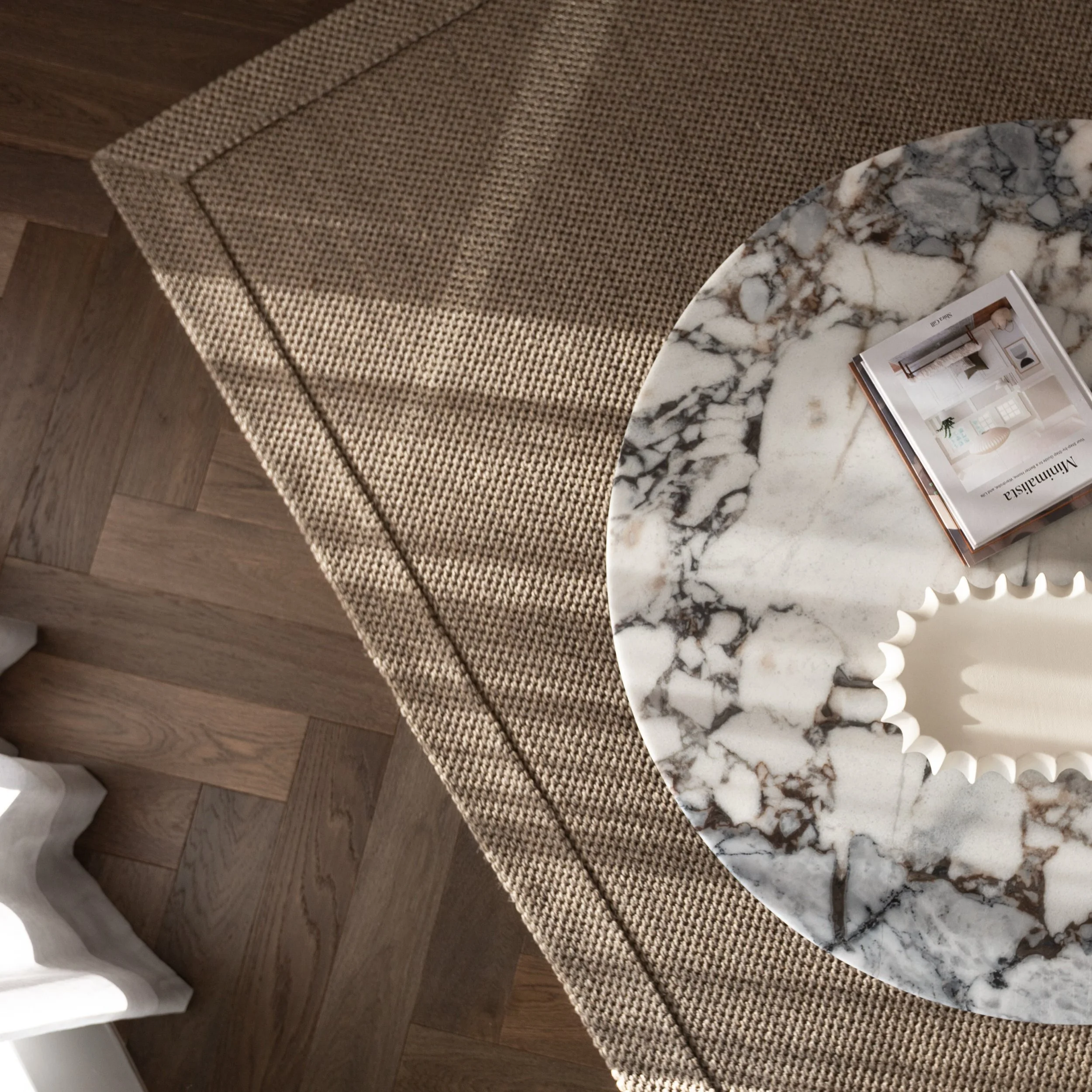 Rug delivery today for our lovely client in Mt Eliza. A custom Sisal rug with tucked under boarder in colour granite. 

Example of a raised boarder in the first pic as on display in our showroom. Sisal is a natural fibre that is incredibly durable an