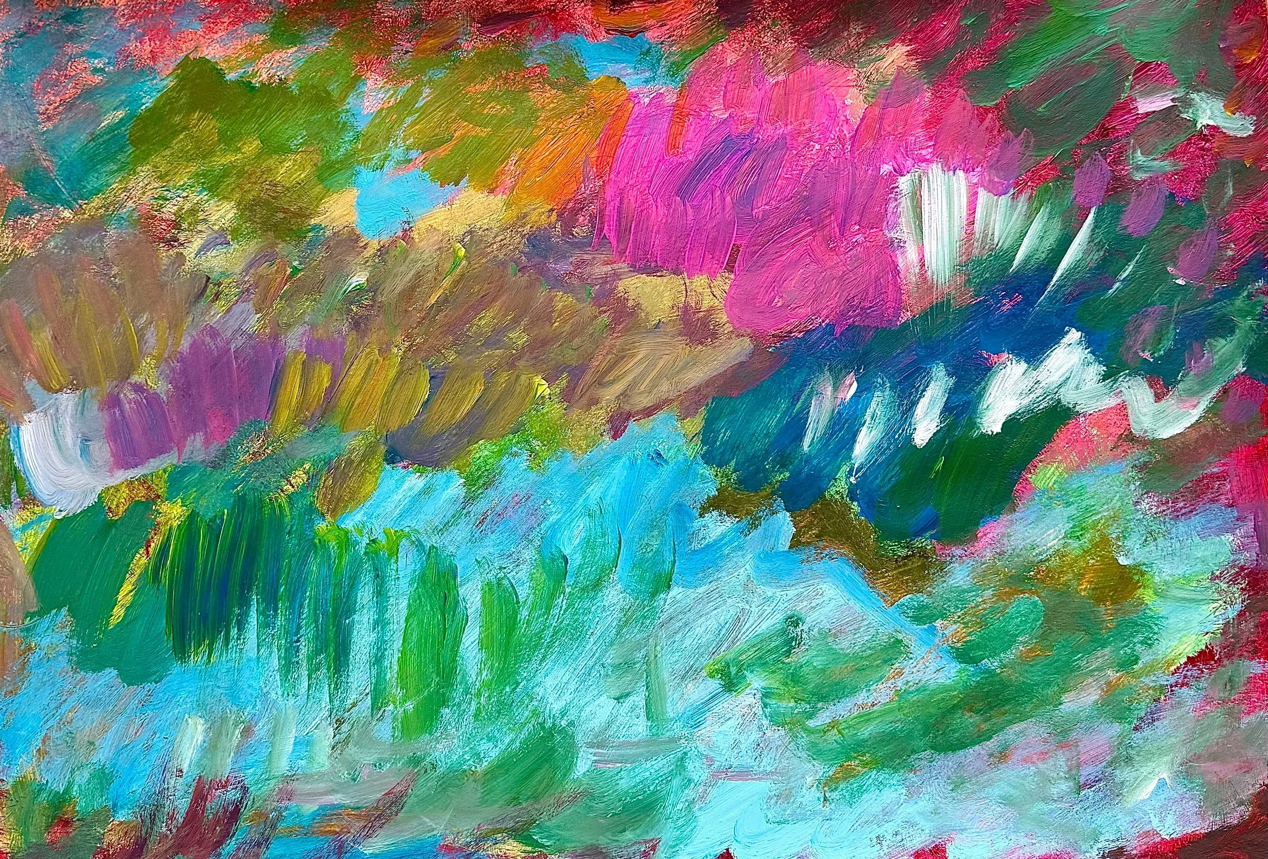 ,,Komposition“ ·  2025 · Acryl auf Papier · 60x45