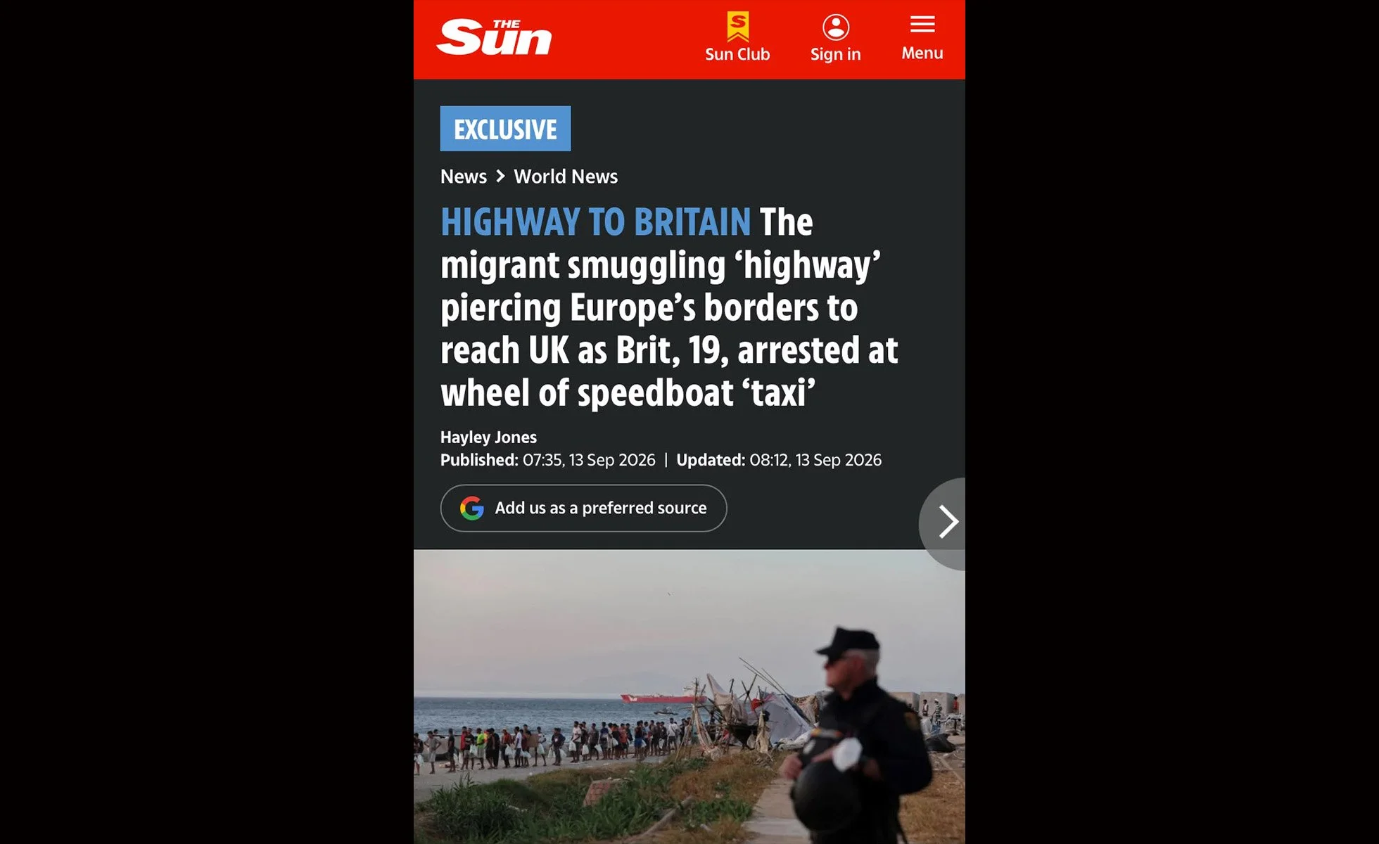 Haley Jones journalist feature The Sun