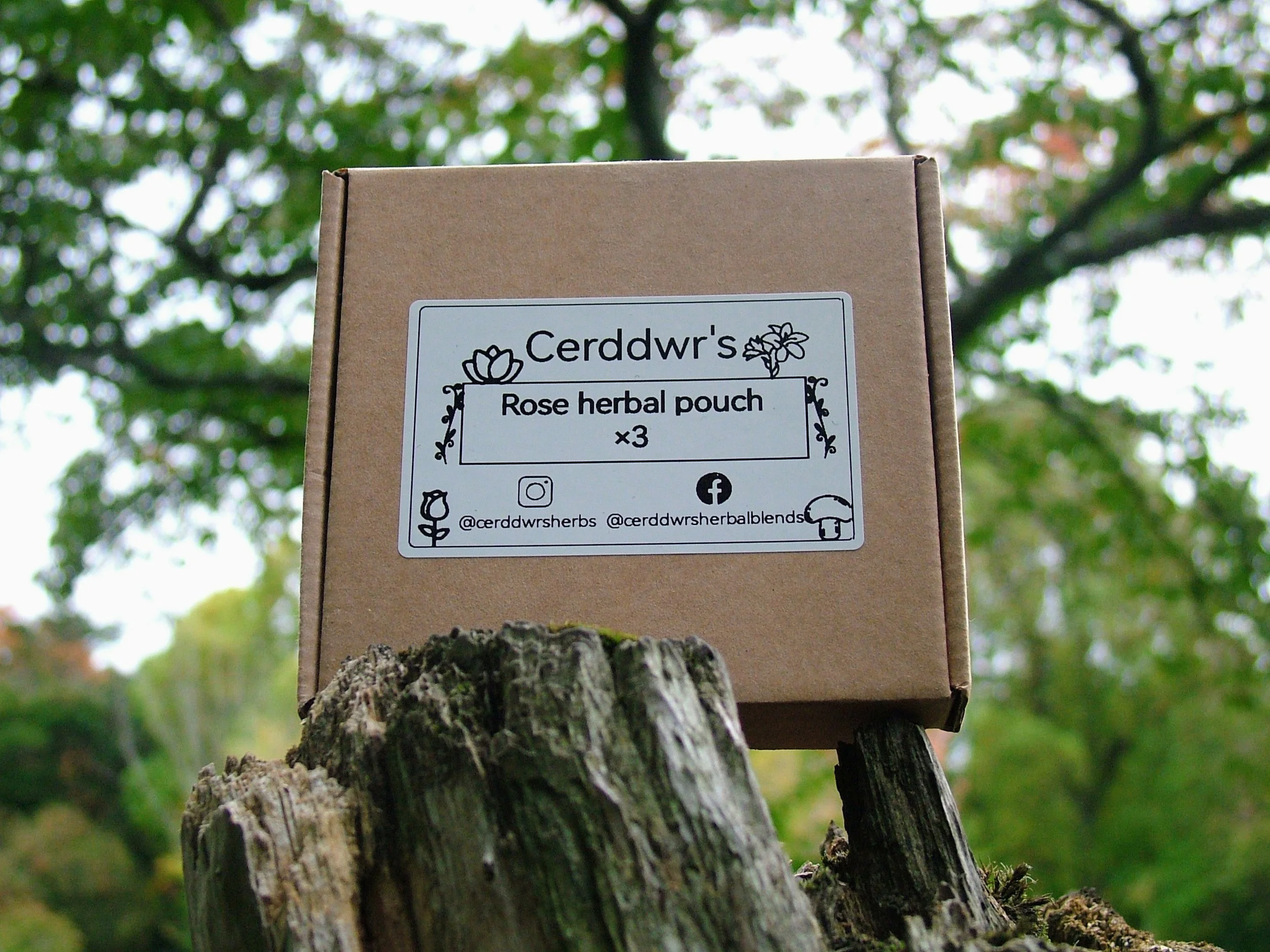 Pure Dried Rose Petal Pouch