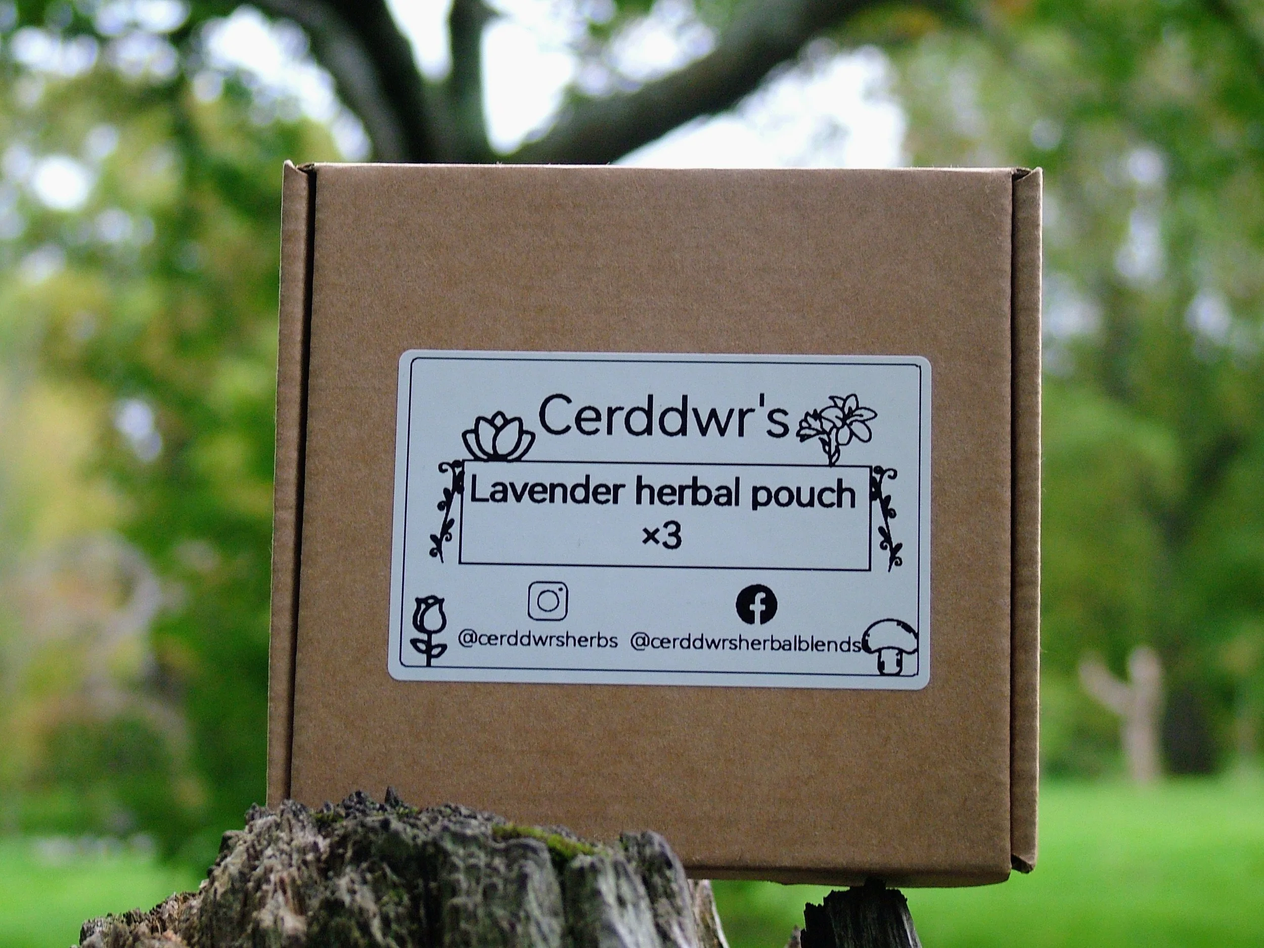 Pure Dried Lavender Flower Pouch