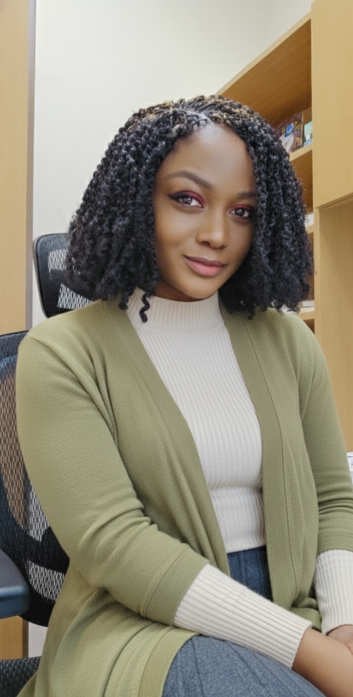 Family nurse practitioner specializing in midlife hormone and metabolic health, seated in a clinical office setting, educating women on why calorie restriction and over-exercise backfire in their late 30s and 40s.