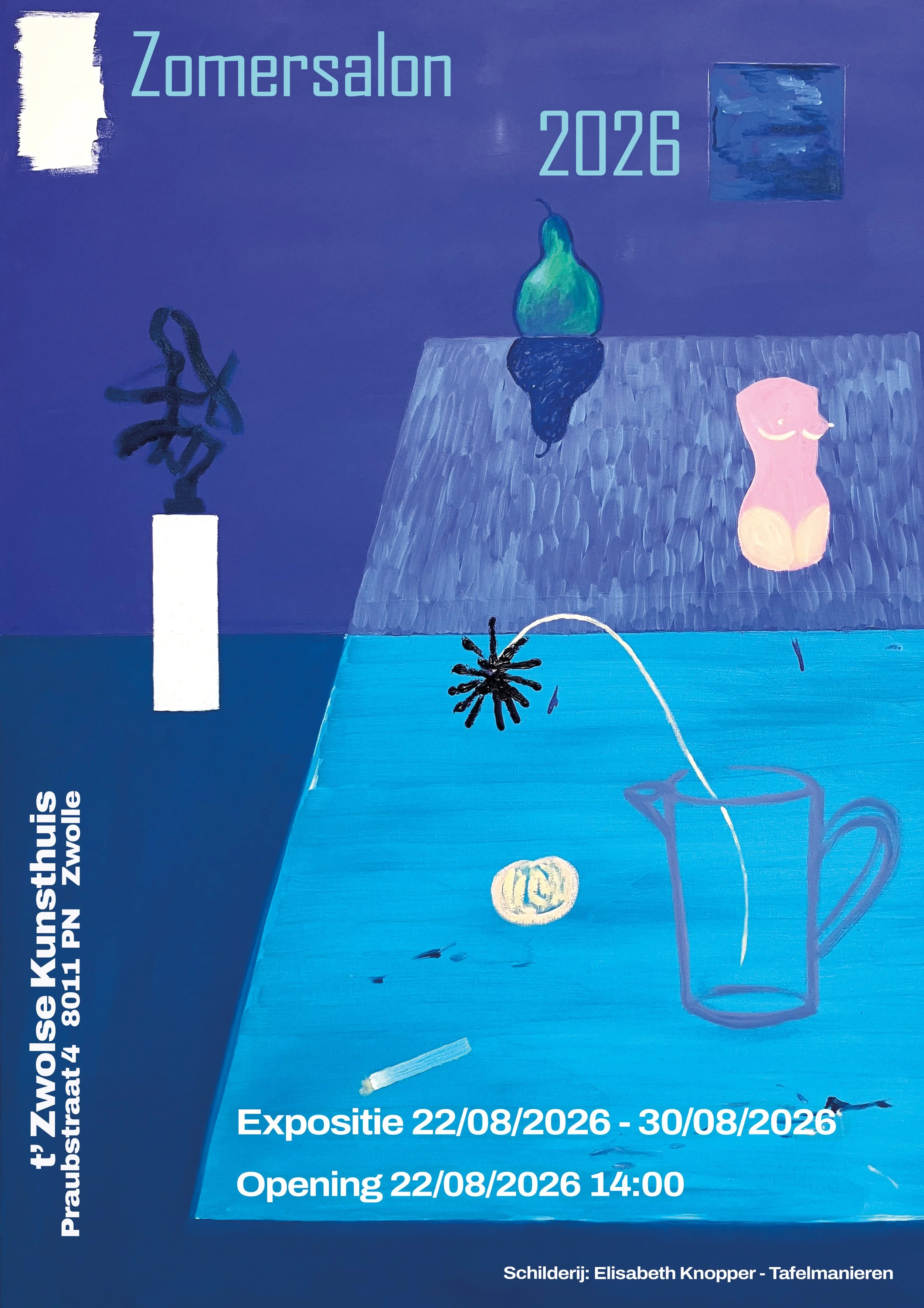 expositie, kunstexpositie van hedendaagse kunst. Zwolse kunst