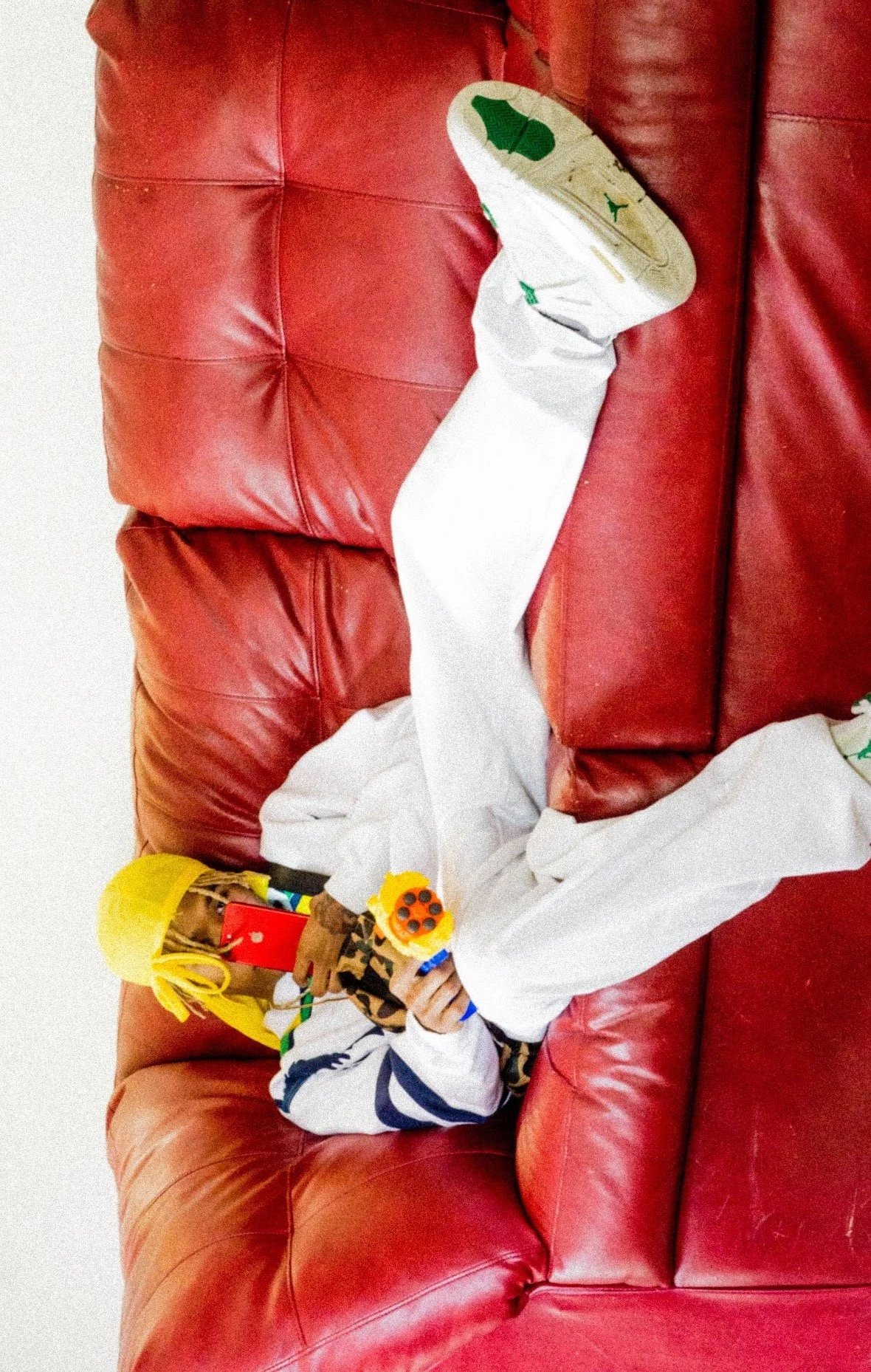 creative portrait with colorful background artistic photography Los Angeles