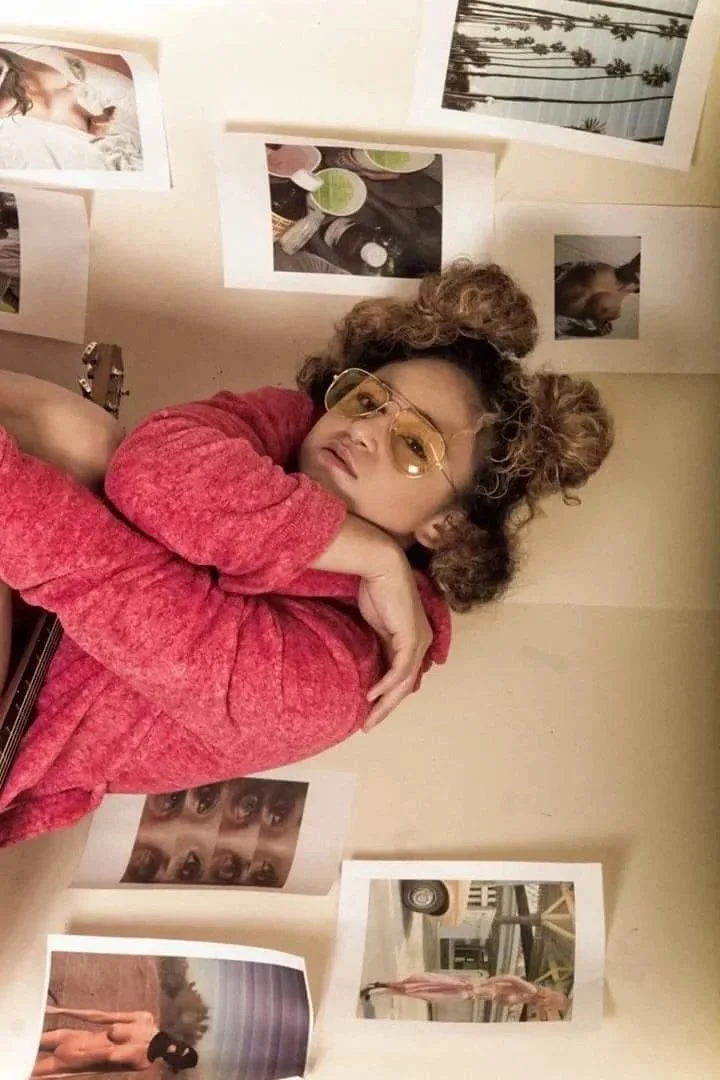 woman in corner relaxed portrait photography Los Angeles